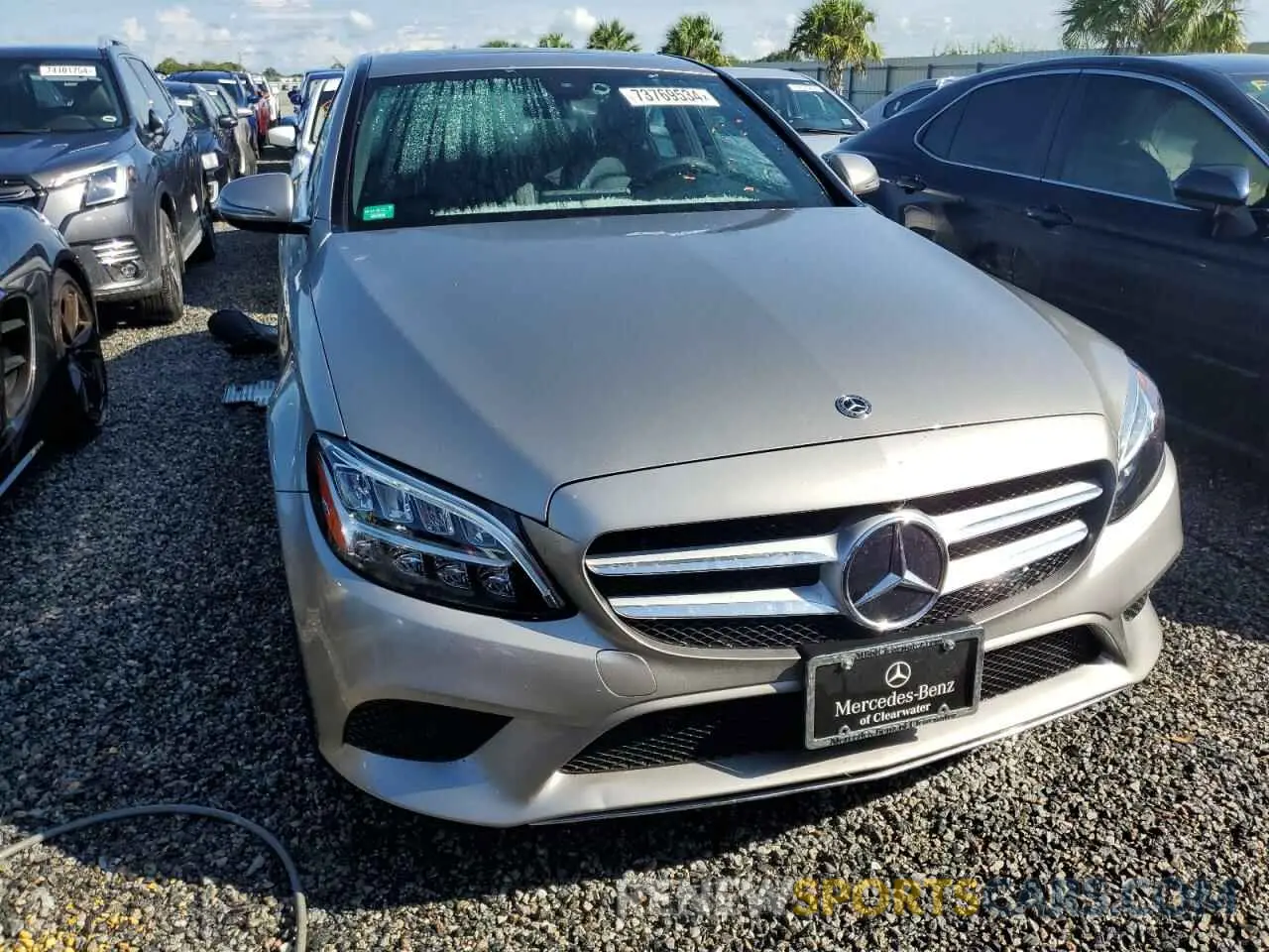 5 Photograph of a damaged car 55SWF8EB2KU313927 MERCEDES-BENZ C-CLASS 2019