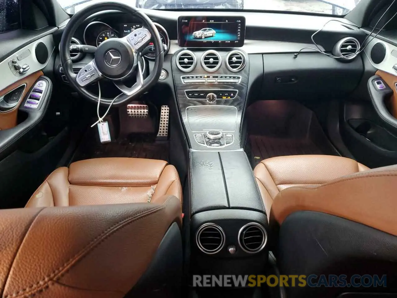 8 Photograph of a damaged car 55SWF8EB3KU285507 MERCEDES-BENZ C-CLASS 2019