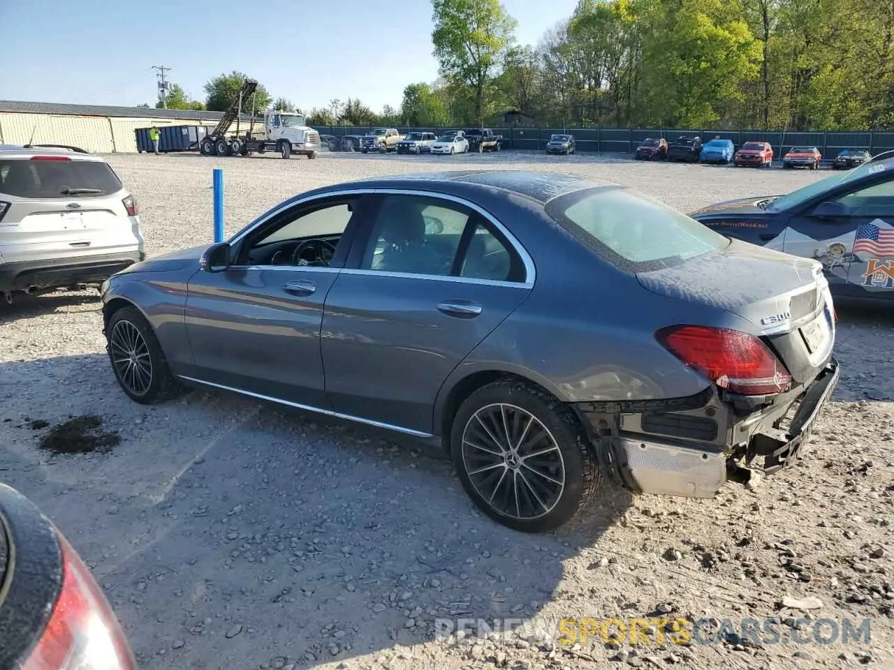 2 Photograph of a damaged car 55SWF8EB3KU293252 MERCEDES-BENZ C-CLASS 2019