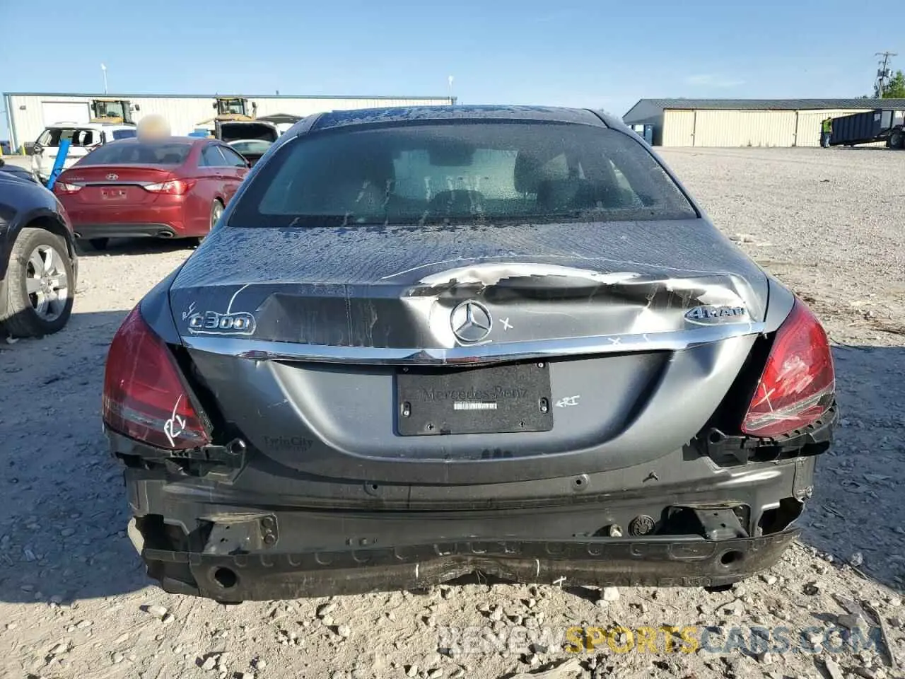 6 Photograph of a damaged car 55SWF8EB3KU293252 MERCEDES-BENZ C-CLASS 2019