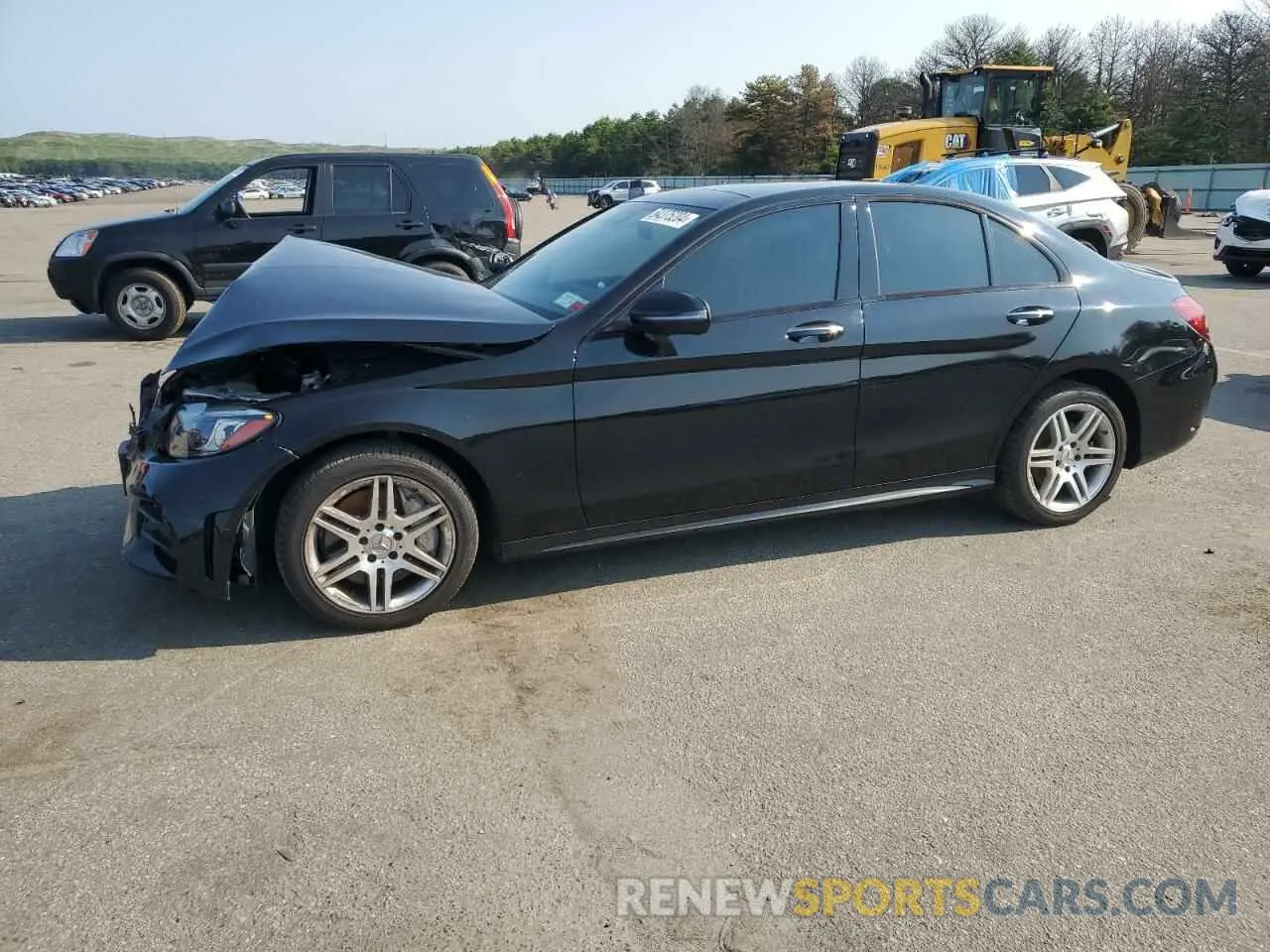 1 Photograph of a damaged car 55SWF8EB3KU313399 MERCEDES-BENZ C-CLASS 2019