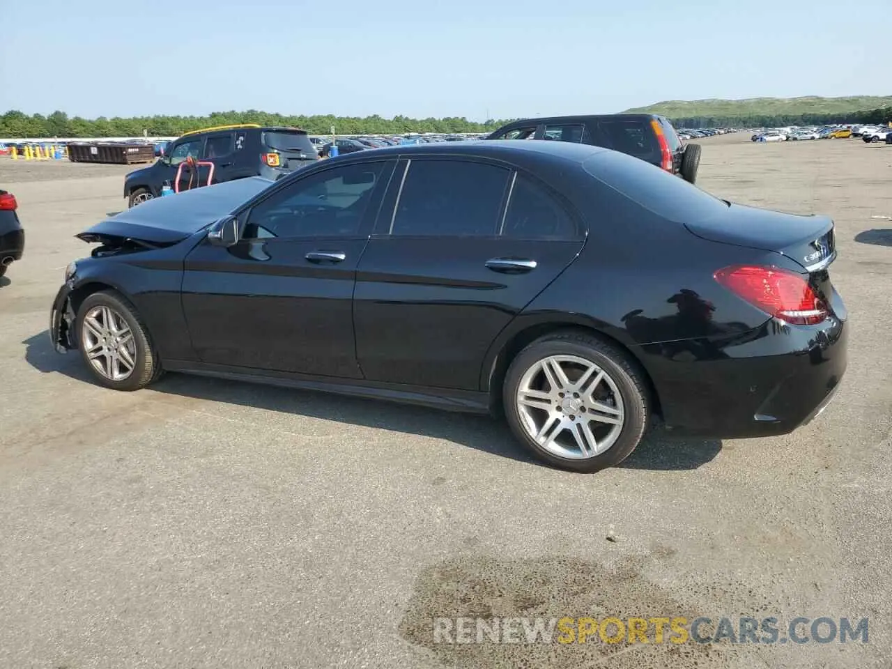 2 Photograph of a damaged car 55SWF8EB3KU313399 MERCEDES-BENZ C-CLASS 2019