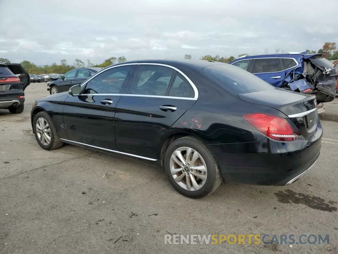 2 Photograph of a damaged car 55SWF8EB3KU316240 MERCEDES-BENZ C-CLASS 2019