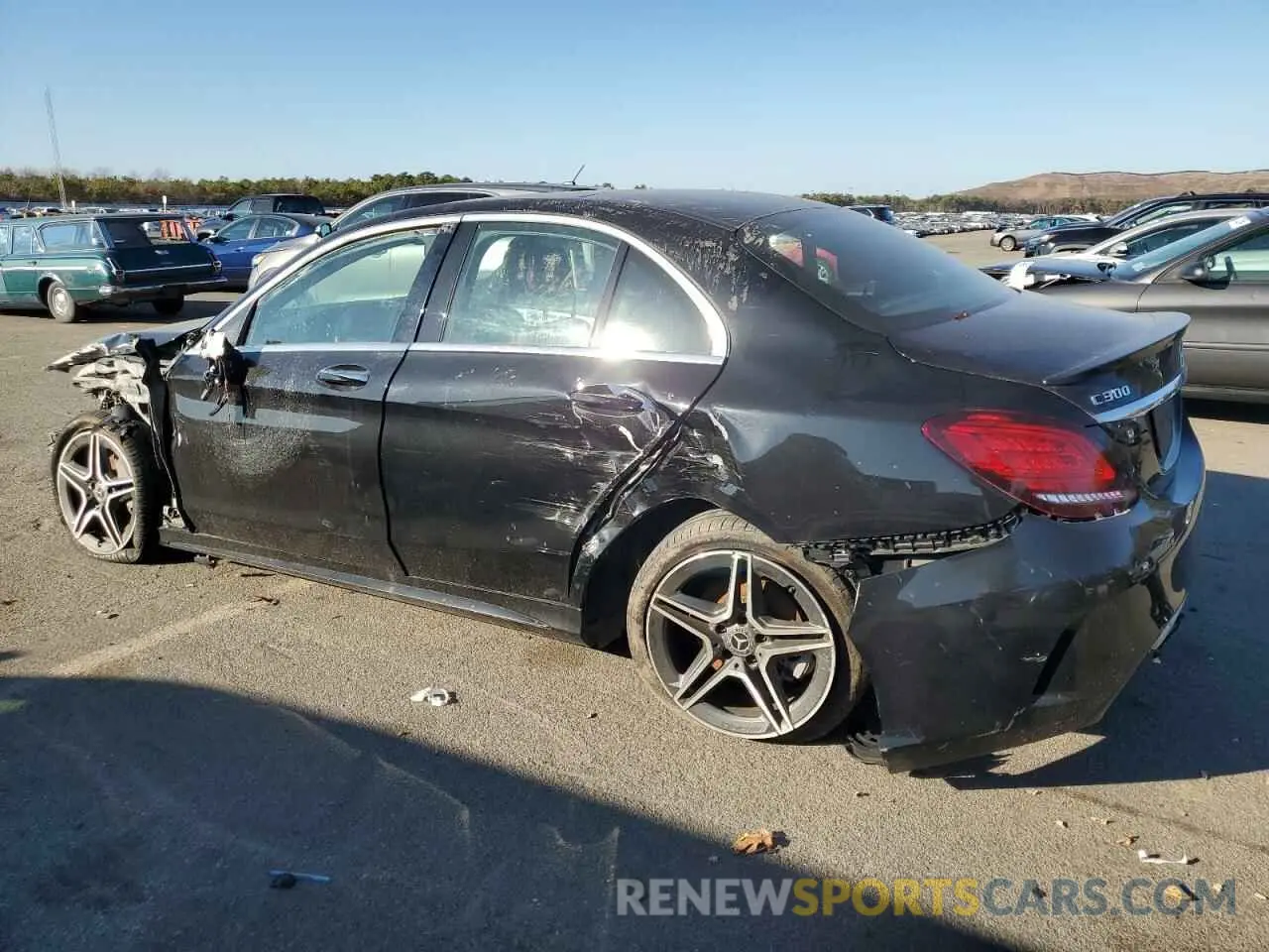2 Фотография поврежденного автомобиля 55SWF8EB3KU318456 MERCEDES-BENZ C-CLASS 2019