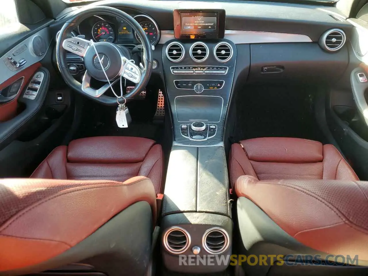 8 Фотография поврежденного автомобиля 55SWF8EB3KU318456 MERCEDES-BENZ C-CLASS 2019