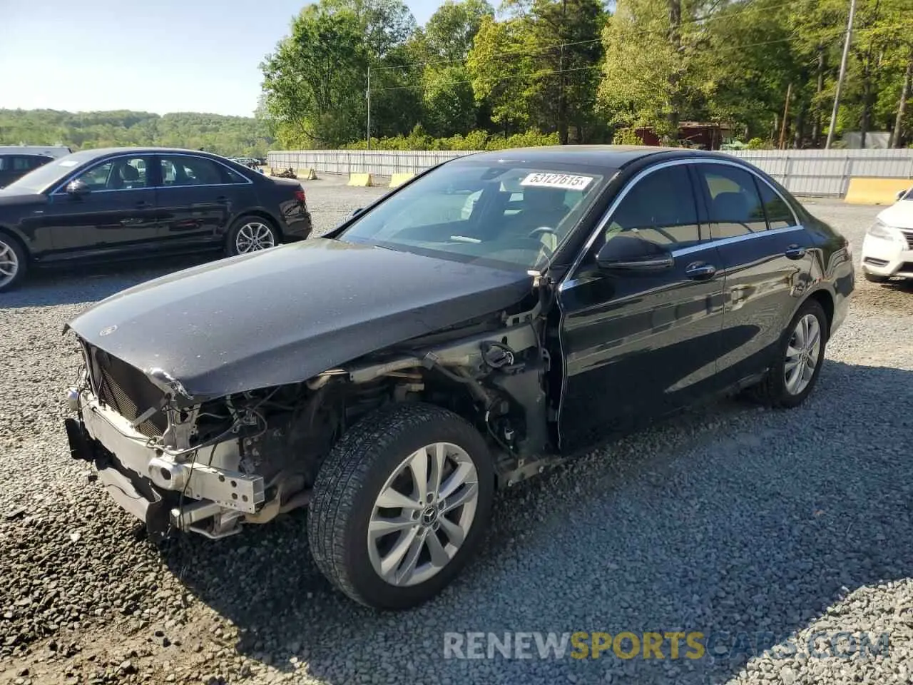 1 Photograph of a damaged car 55SWF8EB4KU307577 MERCEDES-BENZ C-CLASS 2019