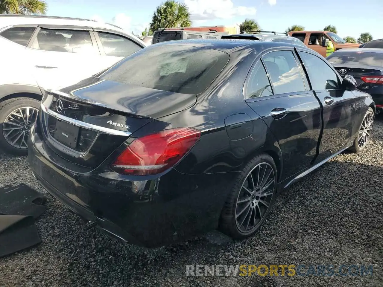 3 Фотография поврежденного автомобиля 55SWF8EB4KU315002 MERCEDES-BENZ C-CLASS 2019