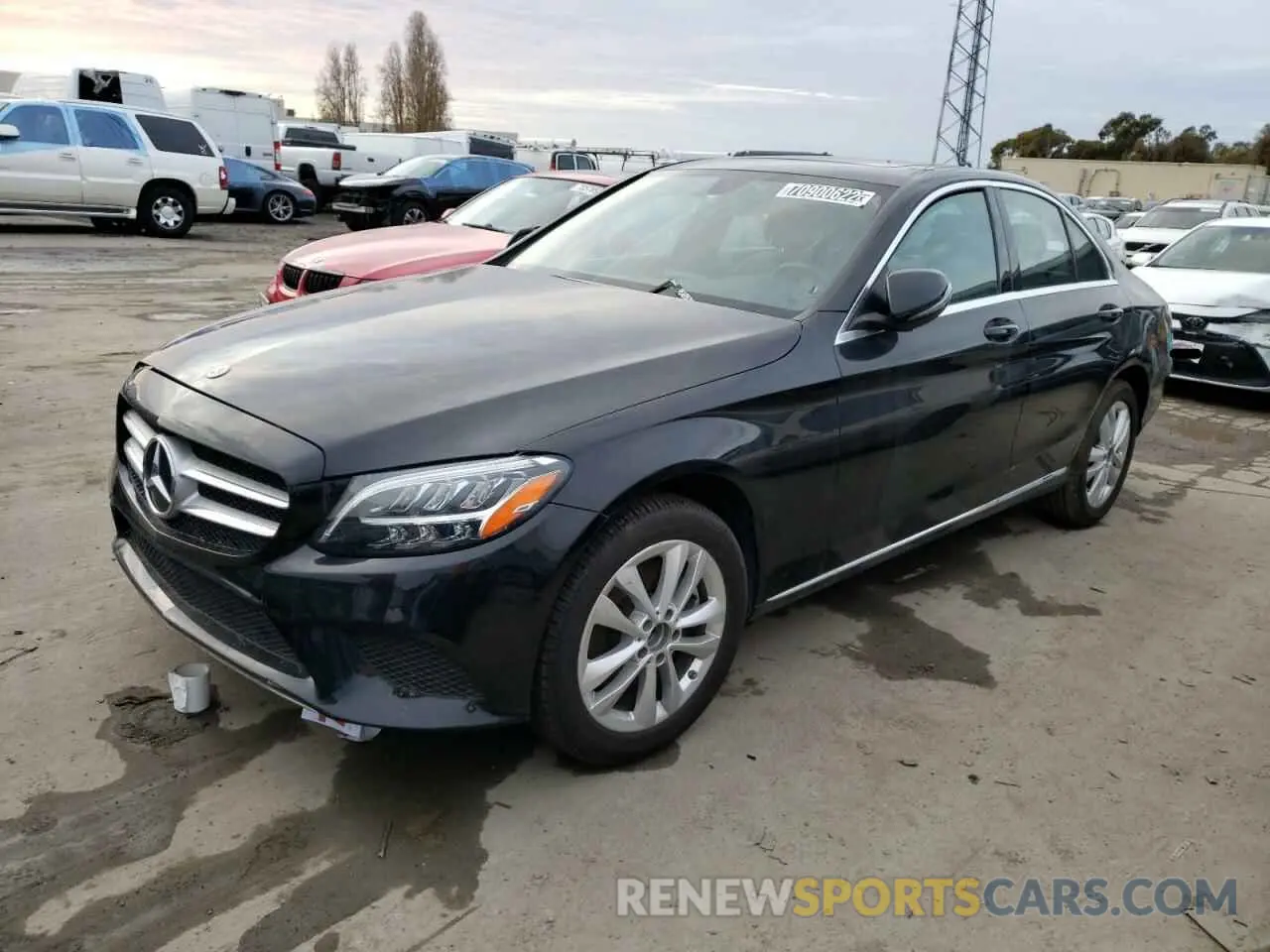 1 Фотография поврежденного автомобиля 55SWF8EB4KU316358 MERCEDES-BENZ C-CLASS 2019