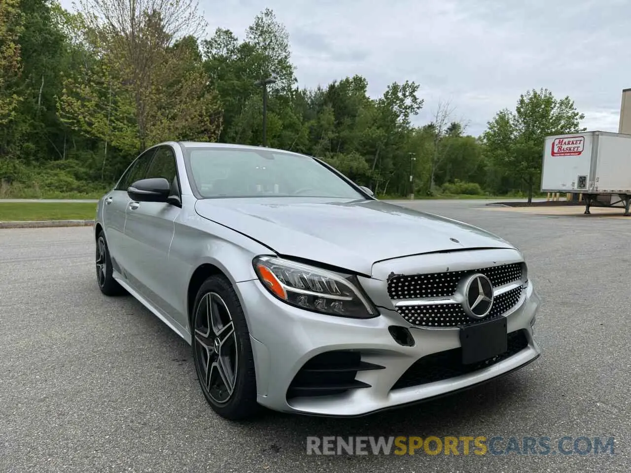 1 Photograph of a damaged car 55SWF8EB5KU289008 MERCEDES-BENZ C-CLASS 2019