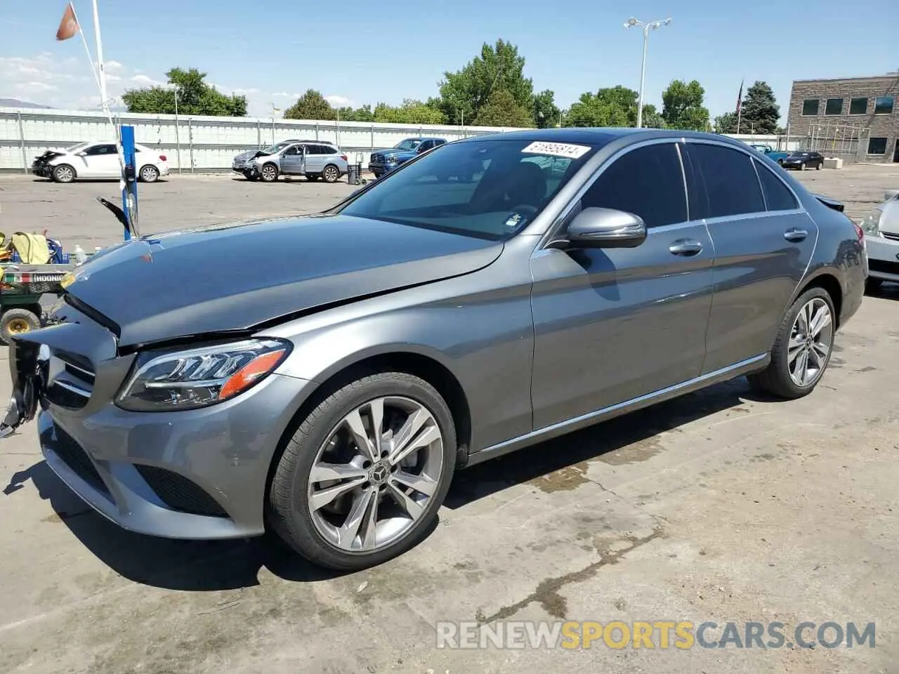1 Photograph of a damaged car 55SWF8EB5KU290224 MERCEDES-BENZ C-CLASS 2019