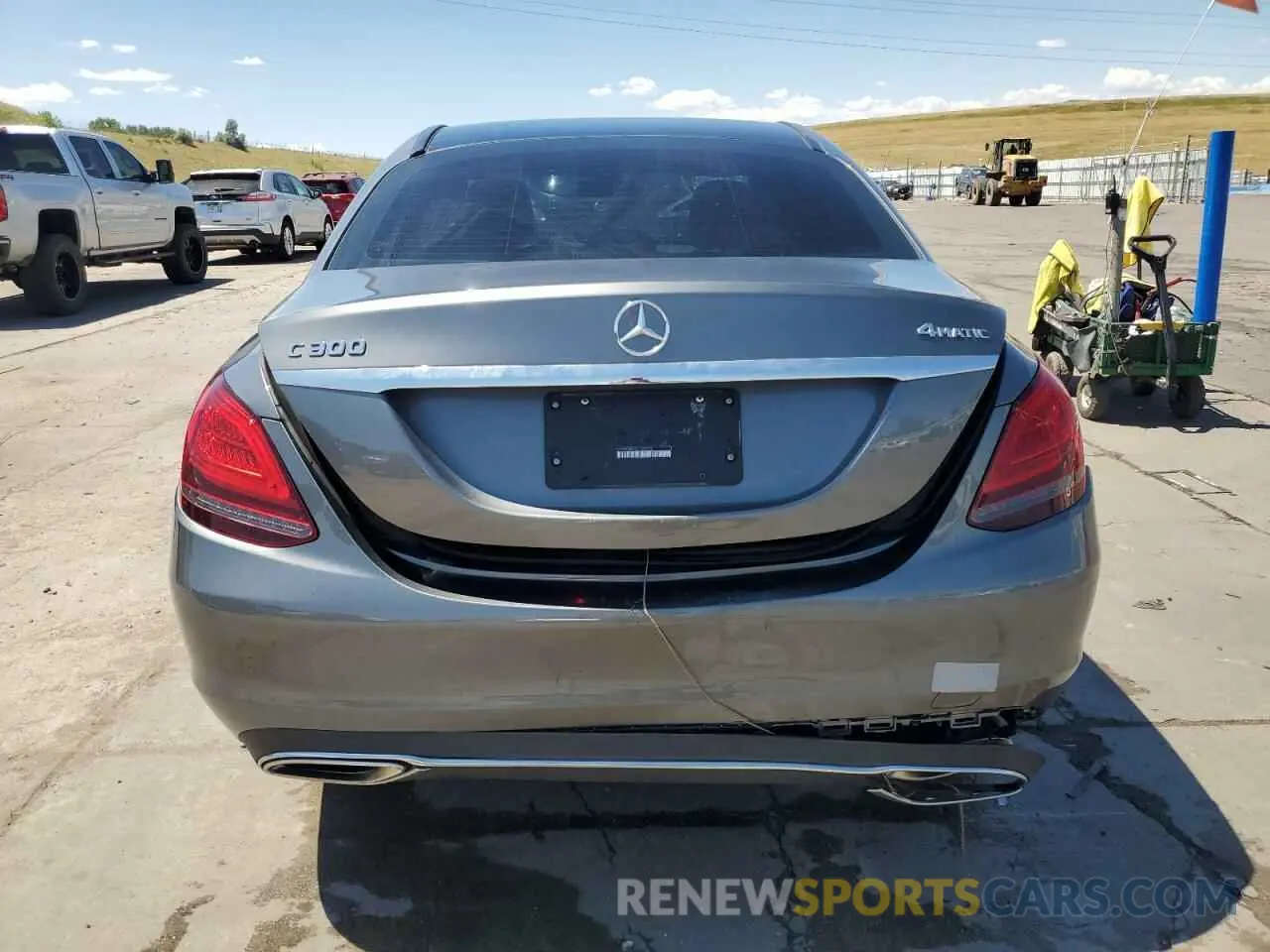 6 Photograph of a damaged car 55SWF8EB5KU290224 MERCEDES-BENZ C-CLASS 2019