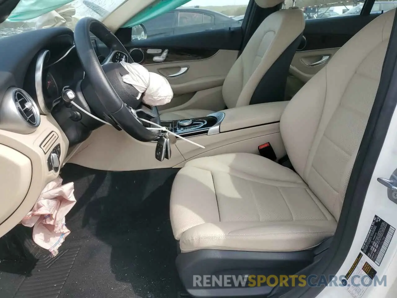7 Фотография поврежденного автомобиля 55SWF8EB5KU292748 MERCEDES-BENZ C-CLASS 2019