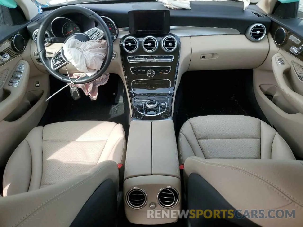 8 Фотография поврежденного автомобиля 55SWF8EB5KU292748 MERCEDES-BENZ C-CLASS 2019