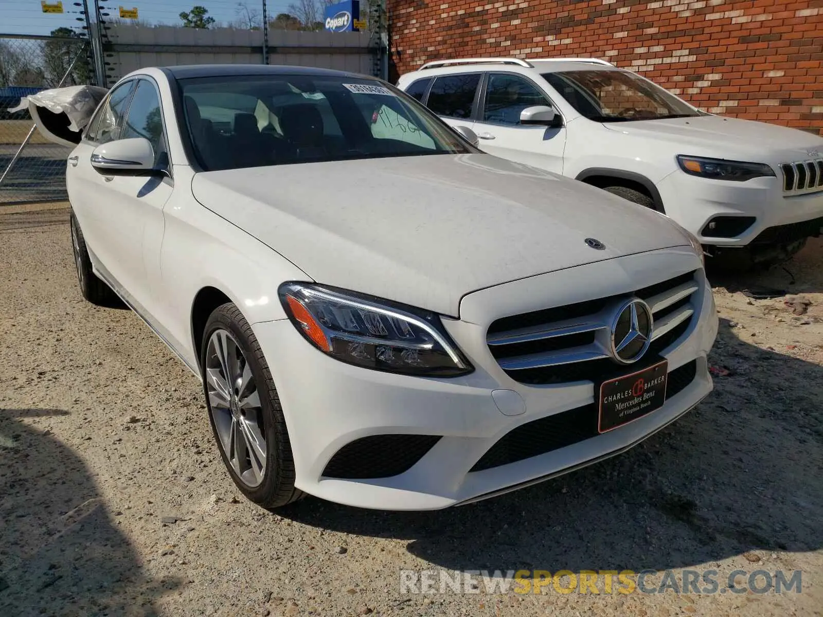 1 Photograph of a damaged car 55SWF8EB5KU300315 MERCEDES-BENZ C CLASS 2019