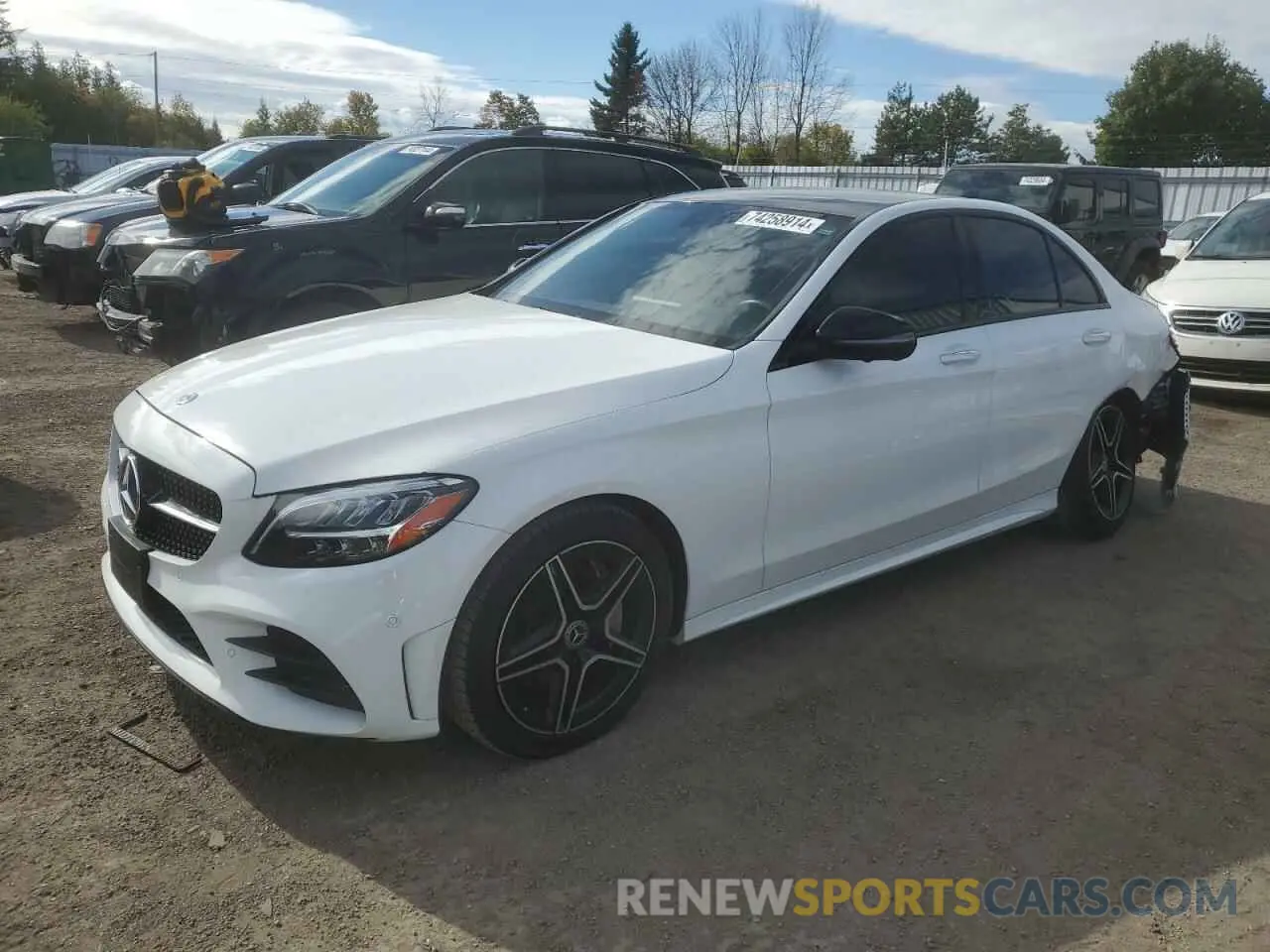 1 Фотография поврежденного автомобиля 55SWF8EB7KU320131 MERCEDES-BENZ C-CLASS 2019