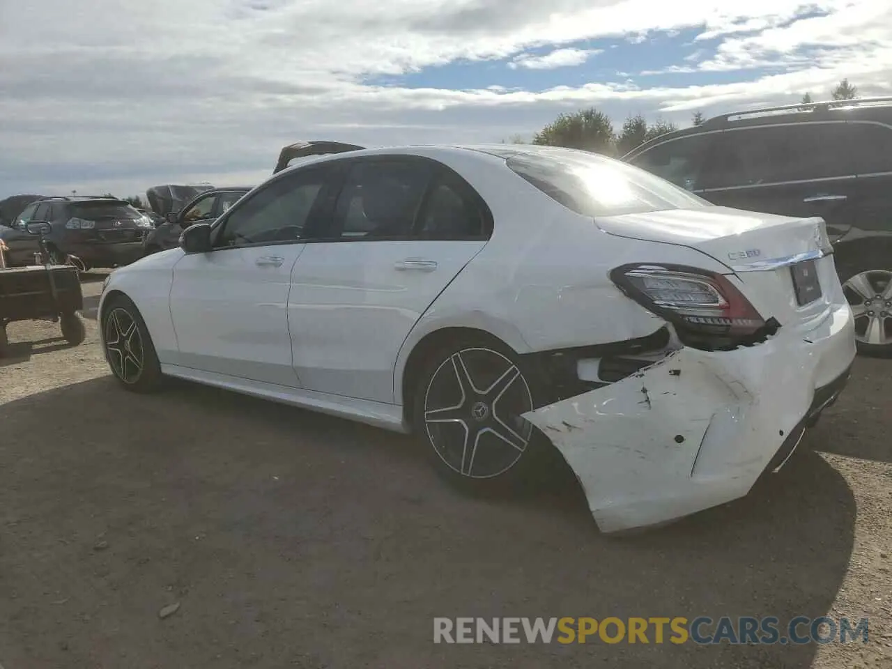 2 Фотография поврежденного автомобиля 55SWF8EB7KU320131 MERCEDES-BENZ C-CLASS 2019