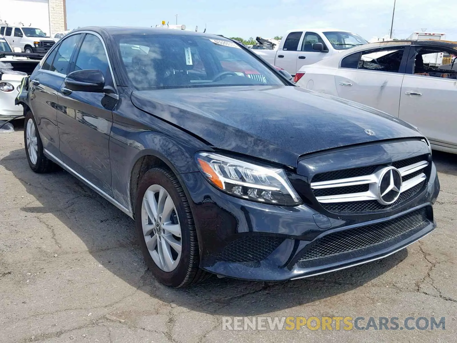 1 Photograph of a damaged car 55SWF8EB8KU313818 MERCEDES-BENZ C CLASS 2019