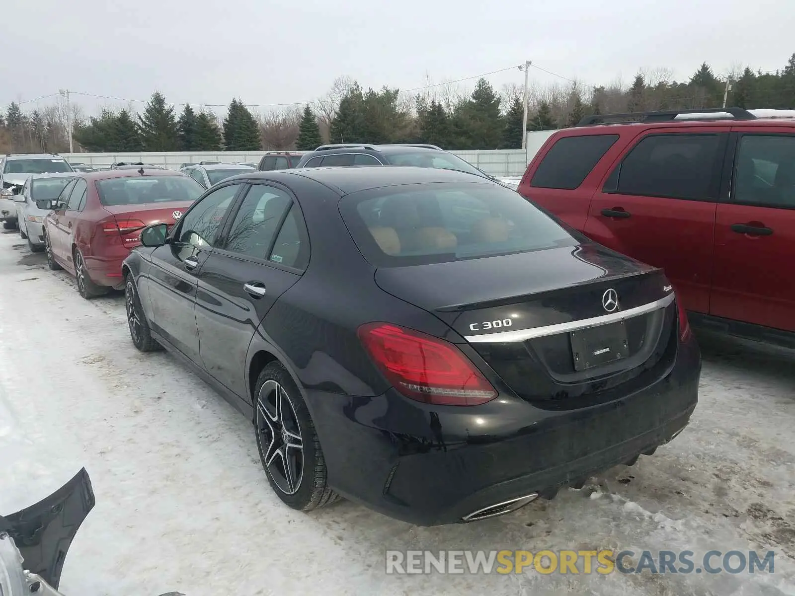 3 Photograph of a damaged car 55SWF8EB9KU313391 MERCEDES-BENZ C CLASS 2019