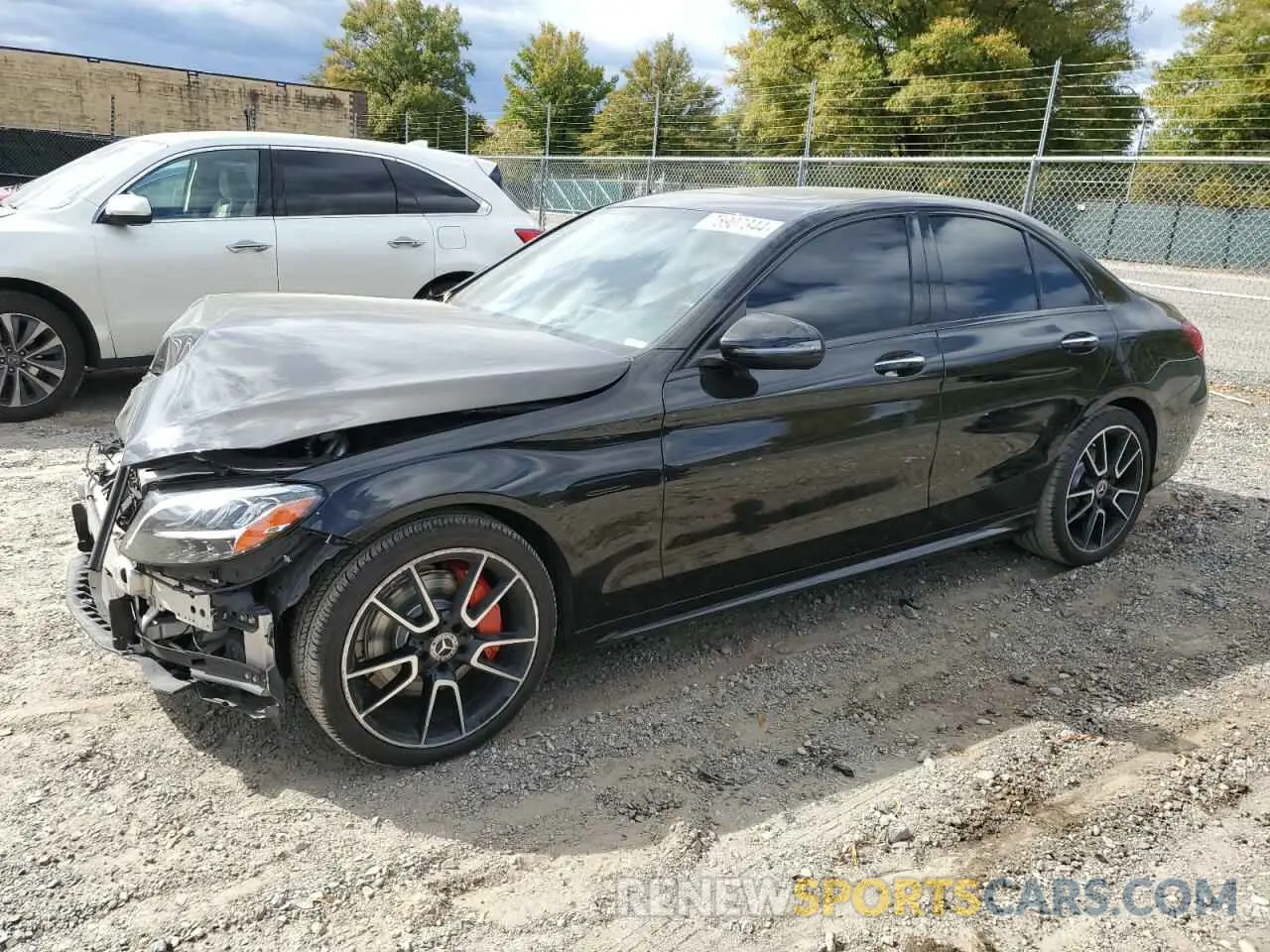 1 Photograph of a damaged car 55SWF8EBXKU299162 MERCEDES-BENZ C-CLASS 2019