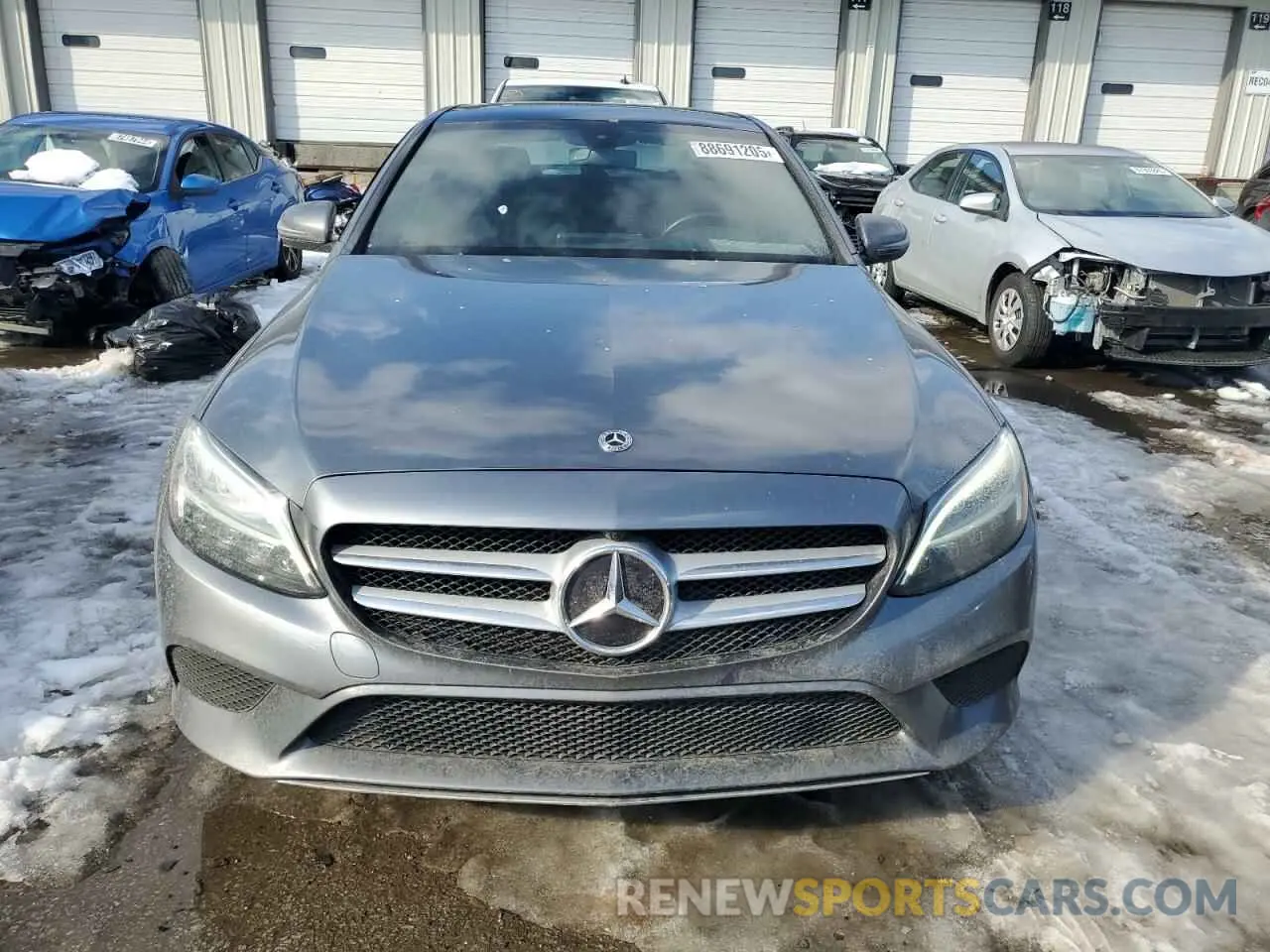 5 Фотография поврежденного автомобиля 55SWF8EBXKU300214 MERCEDES-BENZ C-CLASS 2019