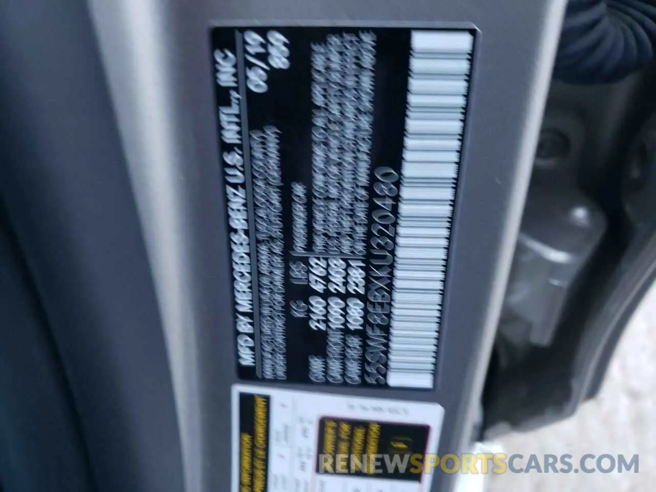10 Photograph of a damaged car 55SWF8EBXKU320480 MERCEDES-BENZ C-CLASS 2019