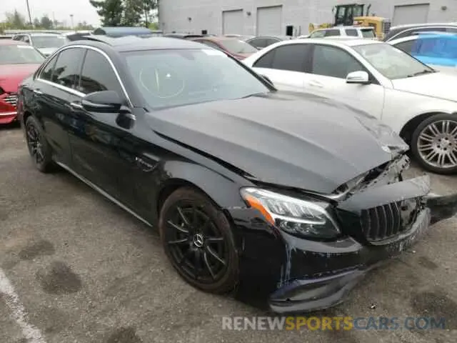 1 Photograph of a damaged car 55SWF8GBXKU316281 MERCEDES-BENZ C-CLASS 2019