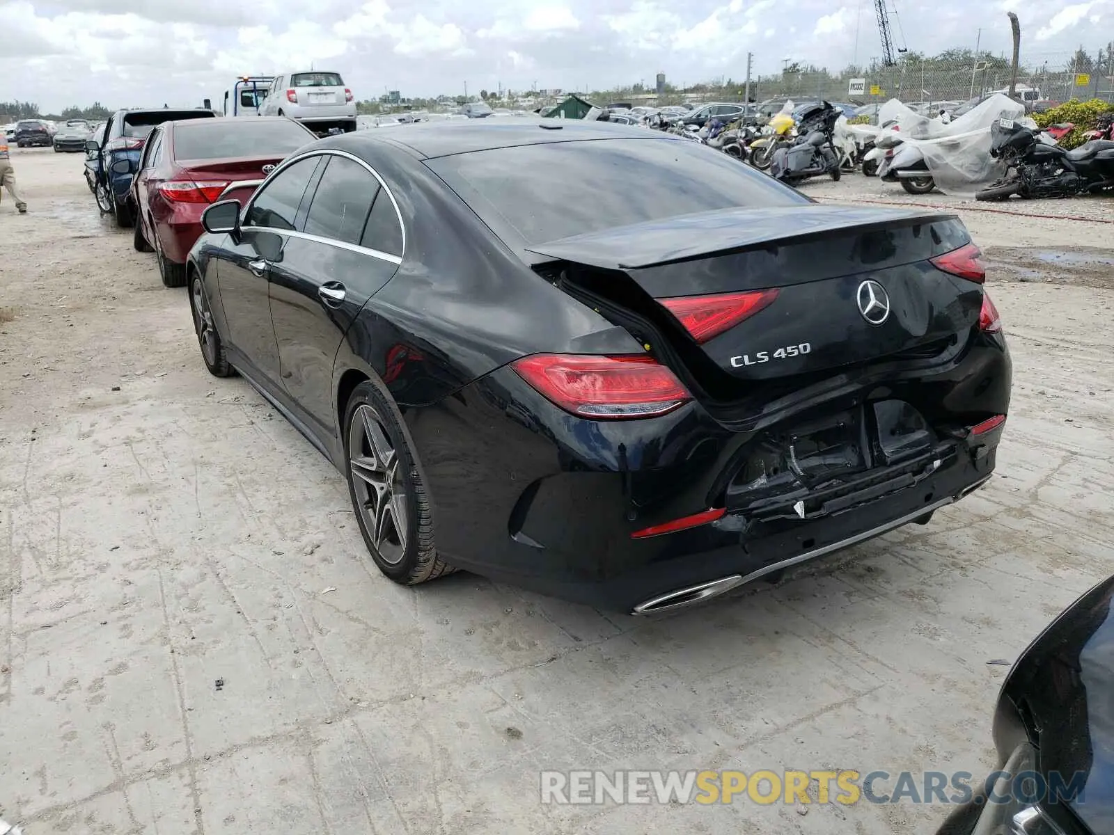 3 Photograph of a damaged car WDD2J5JB0KA043808 MERCEDES-BENZ C CLASS 2019