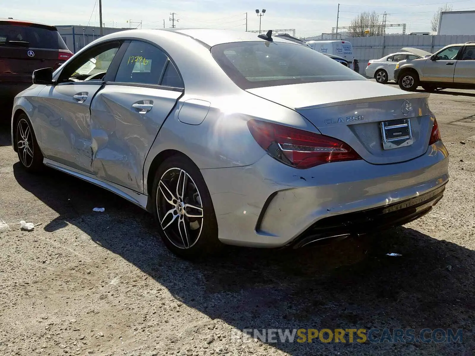 3 Photograph of a damaged car WDDSJ4EB0KN743034 MERCEDES-BENZ C CLASS 2019