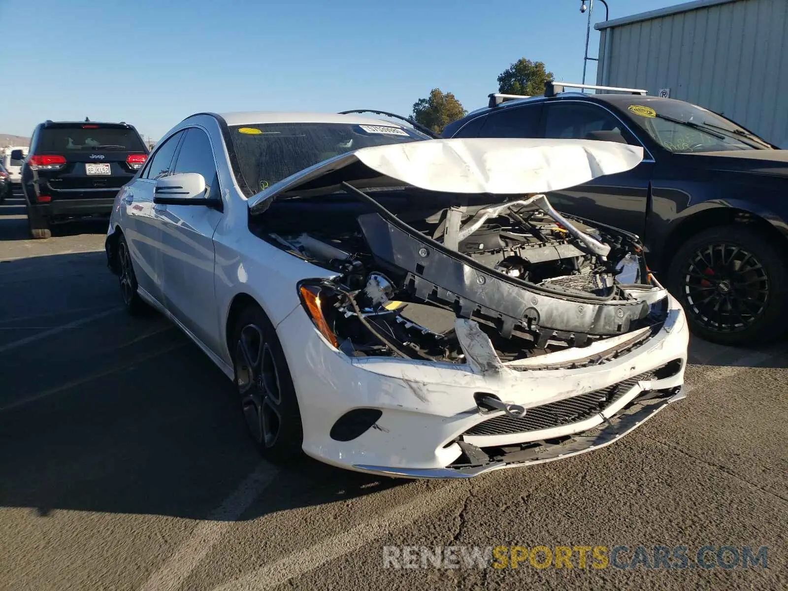 1 Photograph of a damaged car WDDSJ4EB2KN743147 MERCEDES-BENZ C CLASS 2019