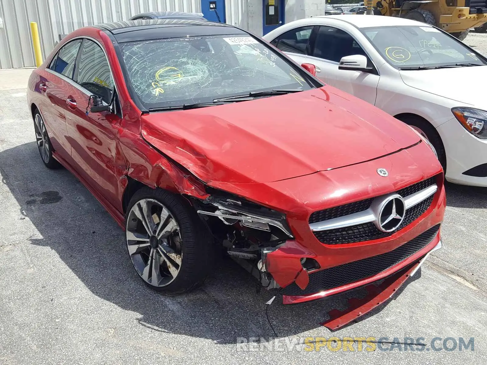 1 Photograph of a damaged car WDDSJ4EB4KN750939 MERCEDES-BENZ C CLASS 2019