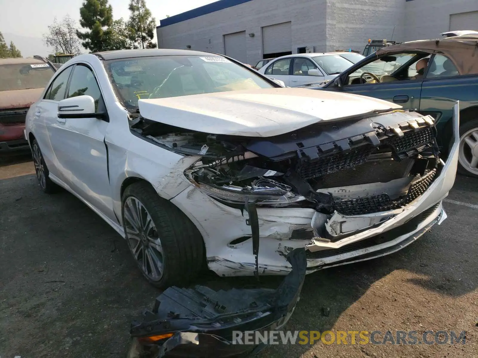 1 Photograph of a damaged car WDDSJ4EB8KN741368 MERCEDES-BENZ C CLASS 2019