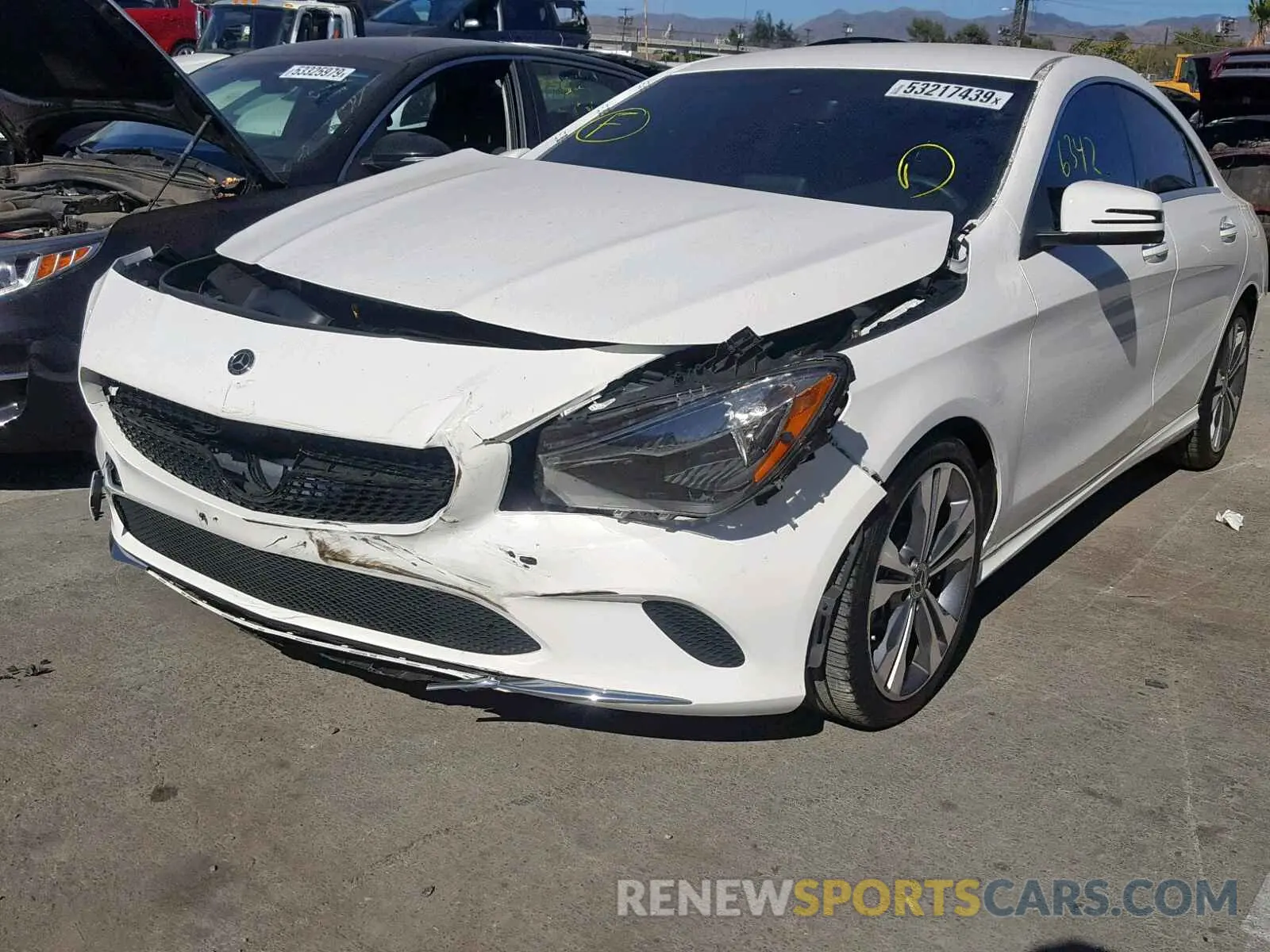 1 Photograph of a damaged car WDDSJ4EB9KN699129 MERCEDES-BENZ C CLASS 2019