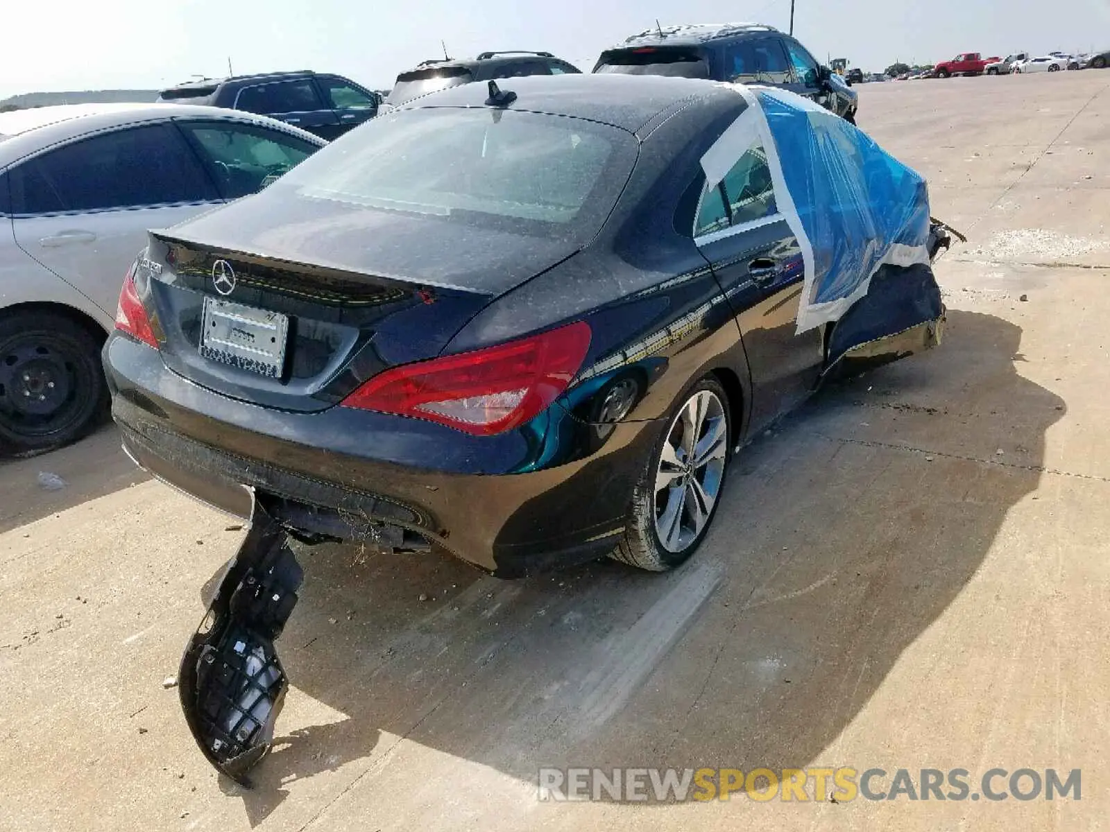 4 Photograph of a damaged car WDDSJ4EB9KN711327 MERCEDES-BENZ C CLASS 2019