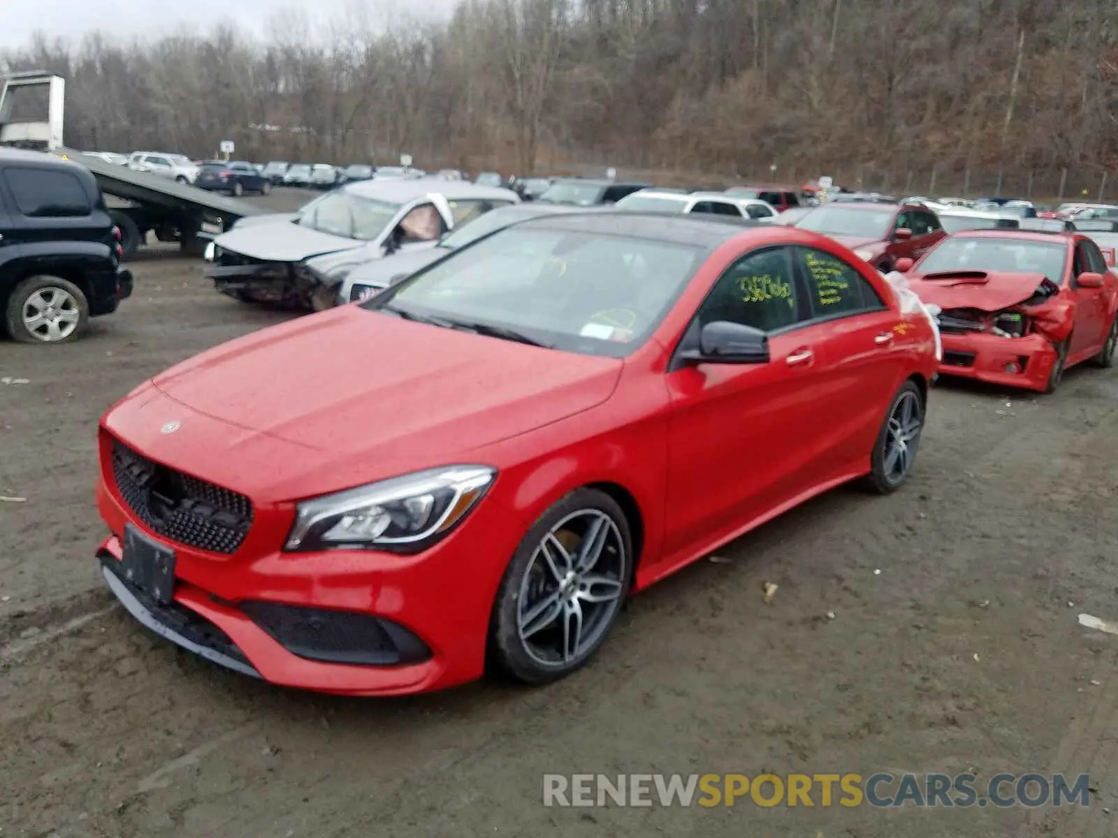 2 Photograph of a damaged car WDDSJ4GB7KN717818 MERCEDES-BENZ C CLASS 2019