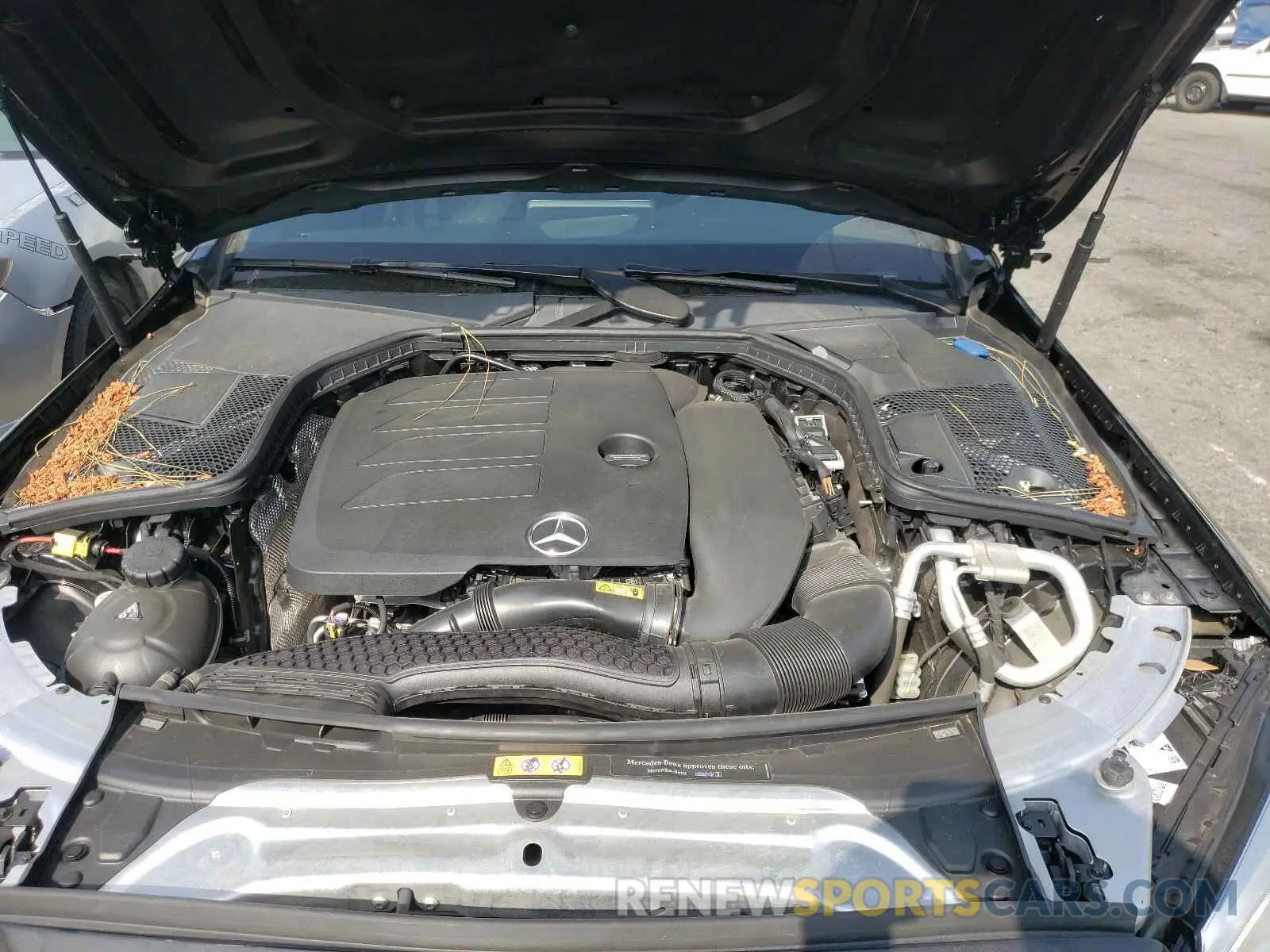 7 Photograph of a damaged car WDDWF8DB0KR462565 MERCEDES-BENZ C CLASS 2019