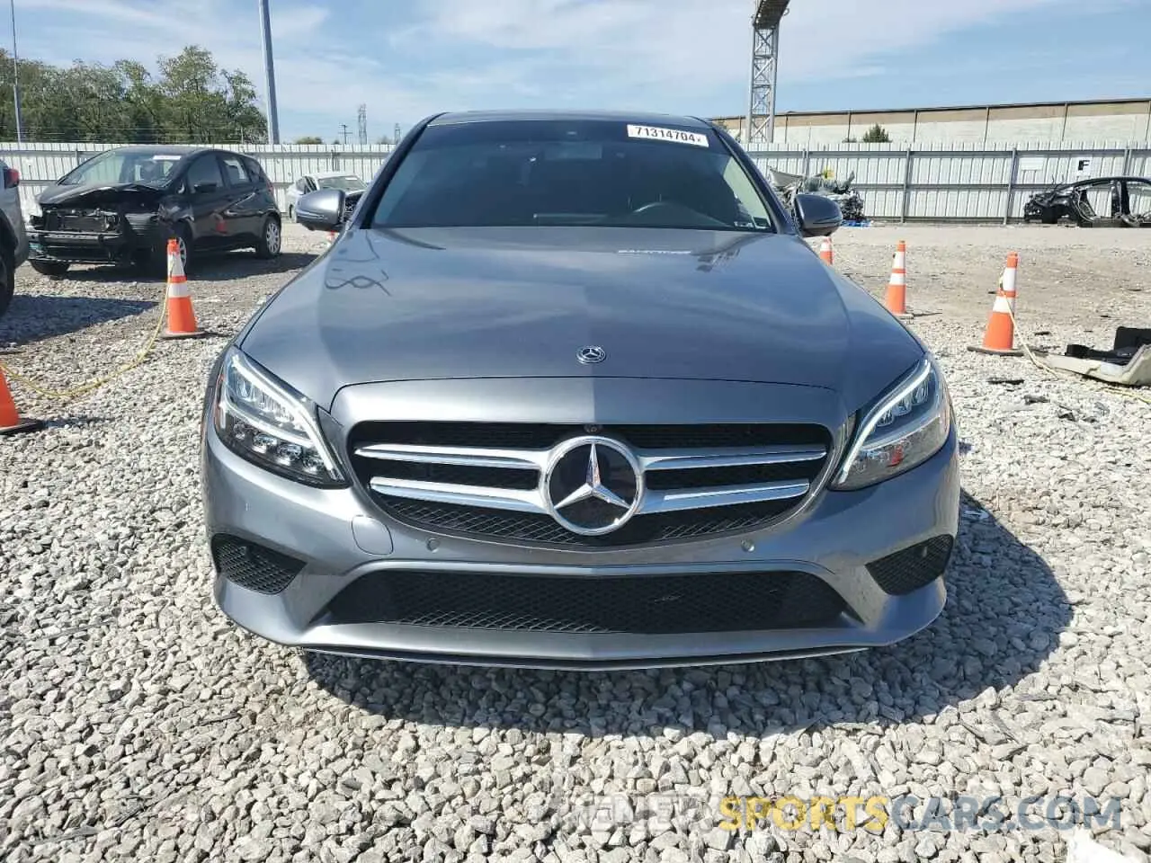 5 Фотография поврежденного автомобиля WDDWF8DB0KR502787 MERCEDES-BENZ C-CLASS 2019