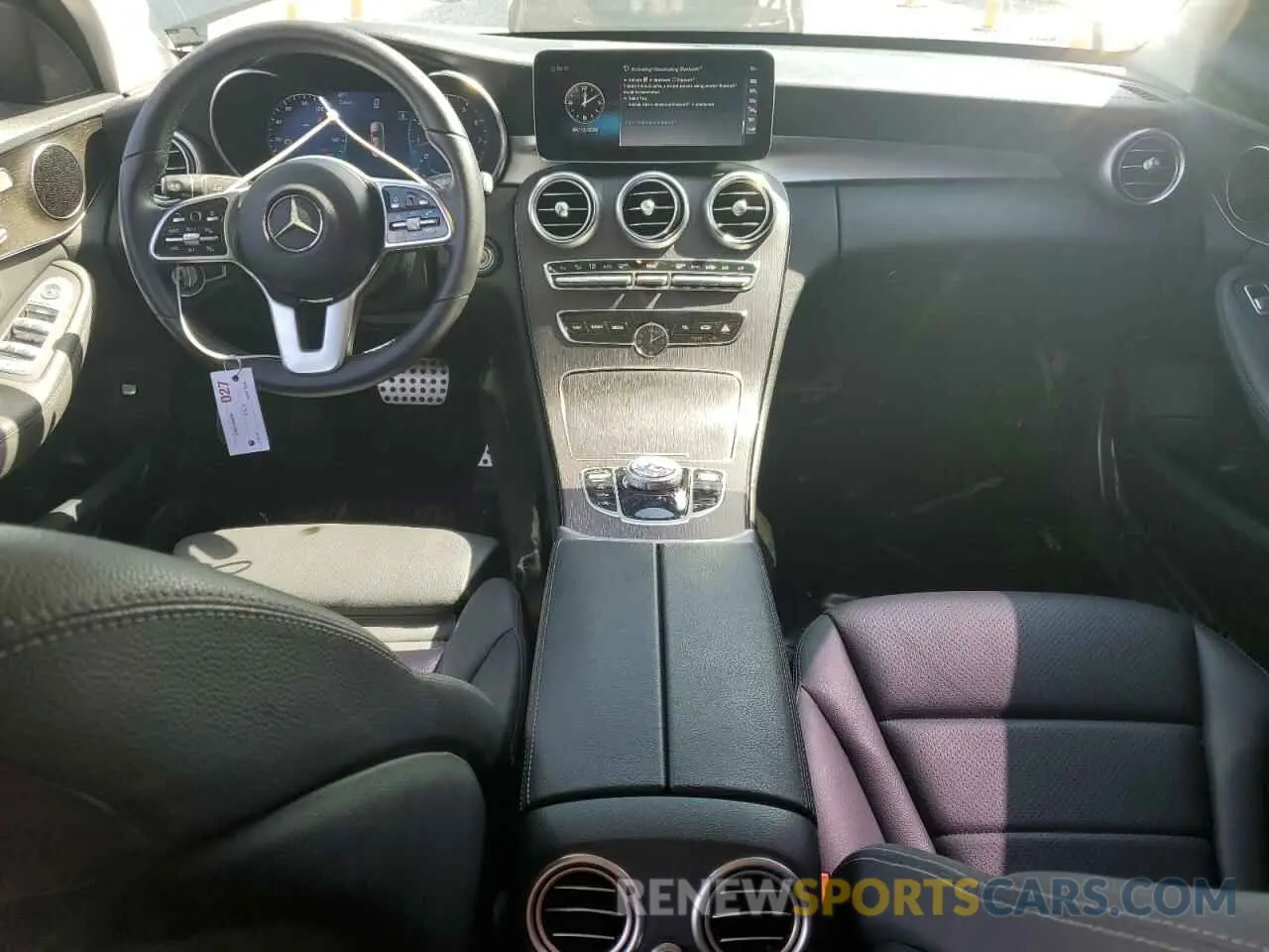 8 Фотография поврежденного автомобиля WDDWF8DB0KR502787 MERCEDES-BENZ C-CLASS 2019
