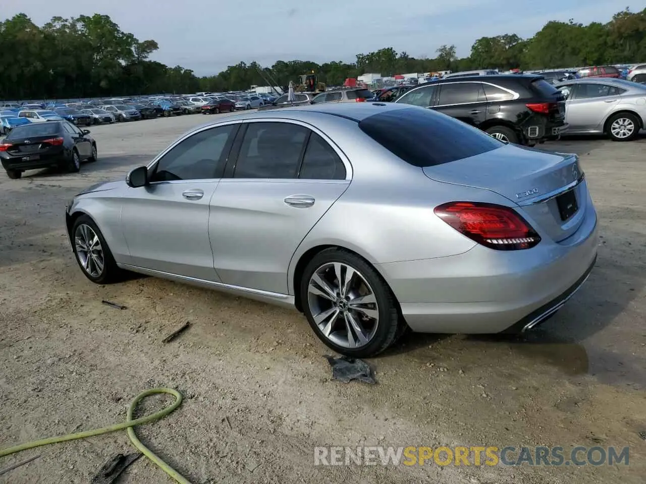 2 Фотография поврежденного автомобиля WDDWF8DB1KR481108 MERCEDES-BENZ C-CLASS 2019