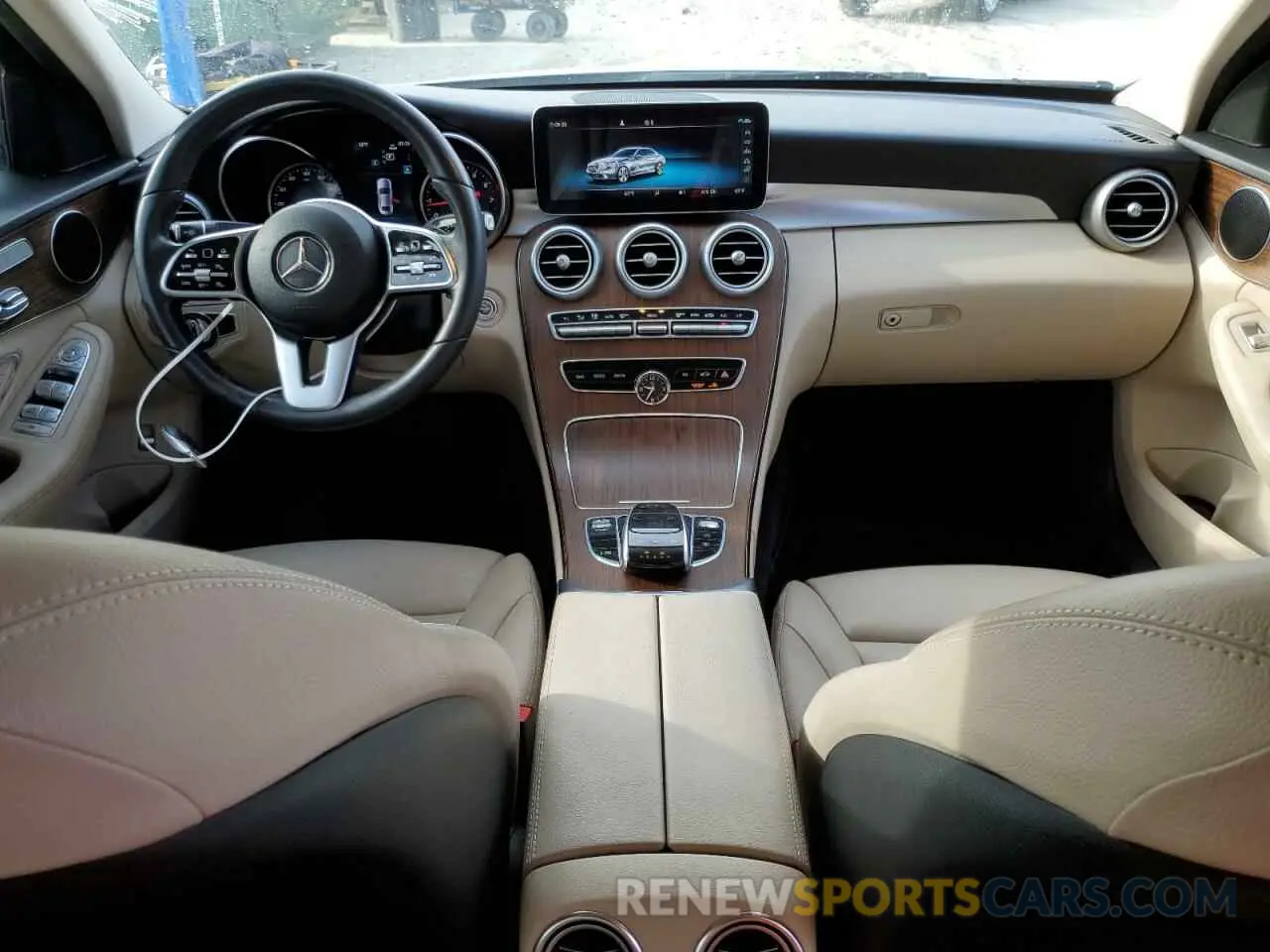 8 Фотография поврежденного автомобиля WDDWF8DB1KR481108 MERCEDES-BENZ C-CLASS 2019