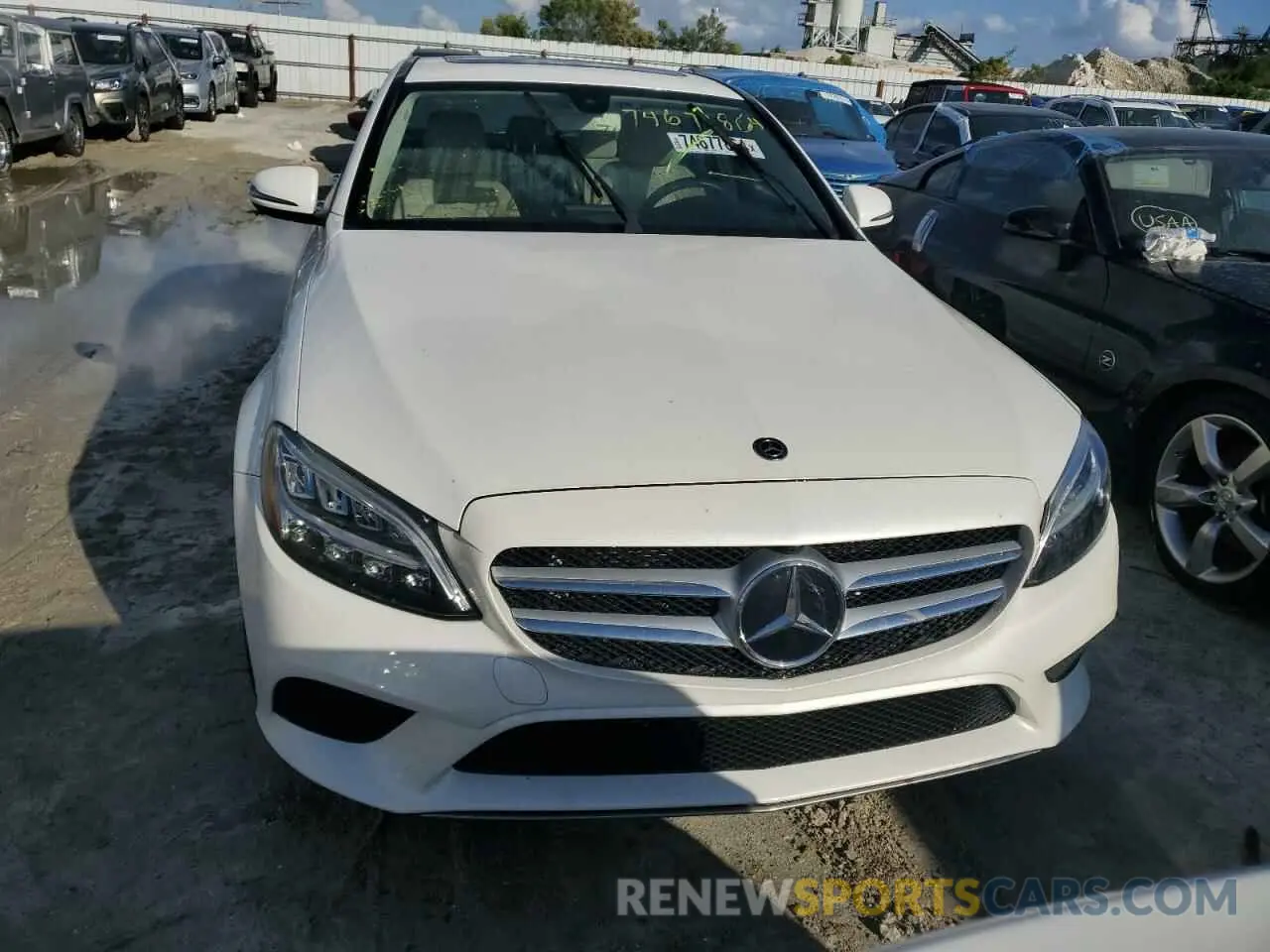 5 Photograph of a damaged car WDDWF8DB7KR461512 MERCEDES-BENZ C-CLASS 2019