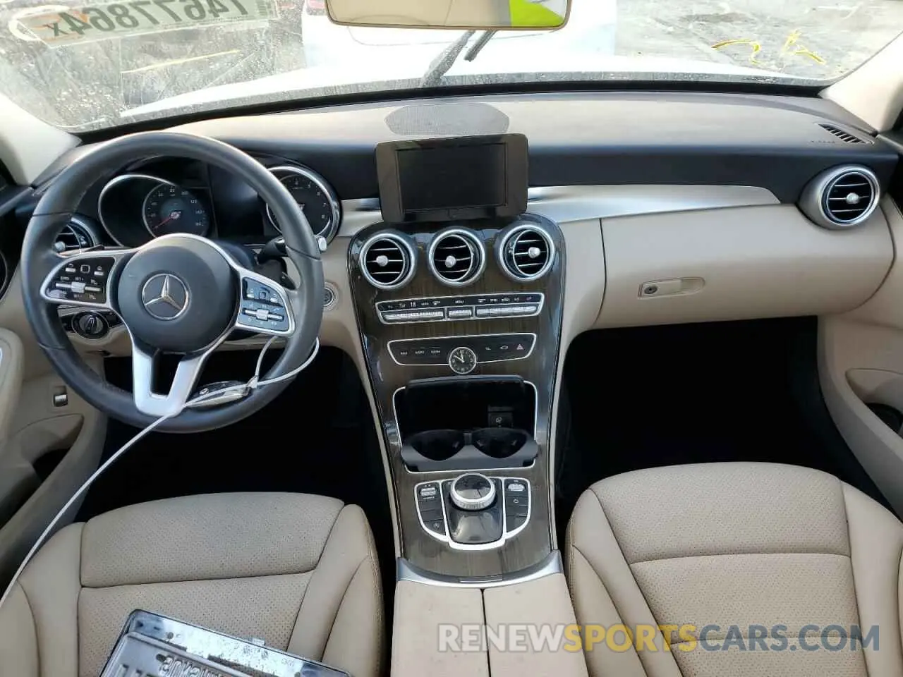 8 Photograph of a damaged car WDDWF8DB7KR461512 MERCEDES-BENZ C-CLASS 2019