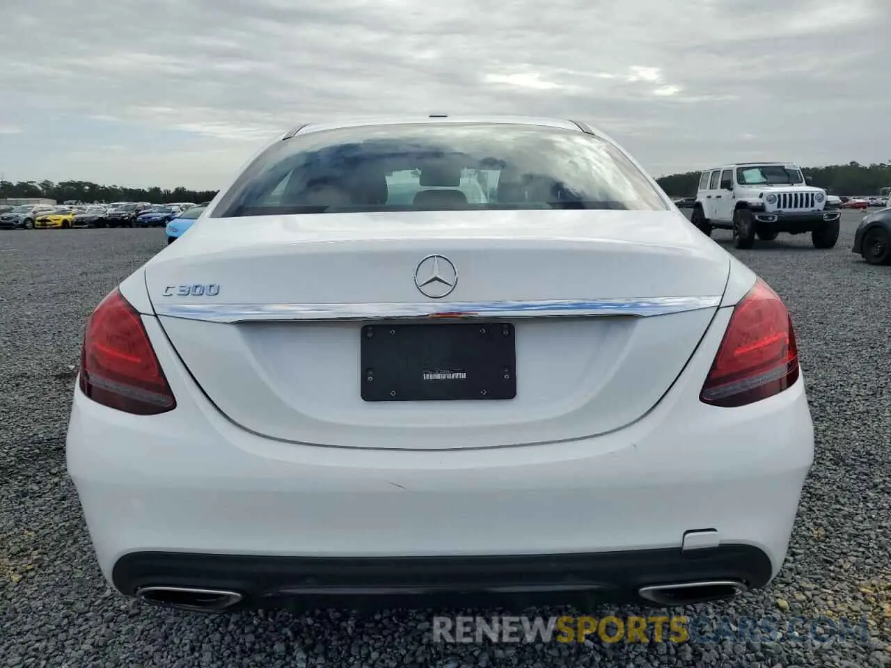 6 Photograph of a damaged car WDDWF8DB7KR483834 MERCEDES-BENZ C-CLASS 2019