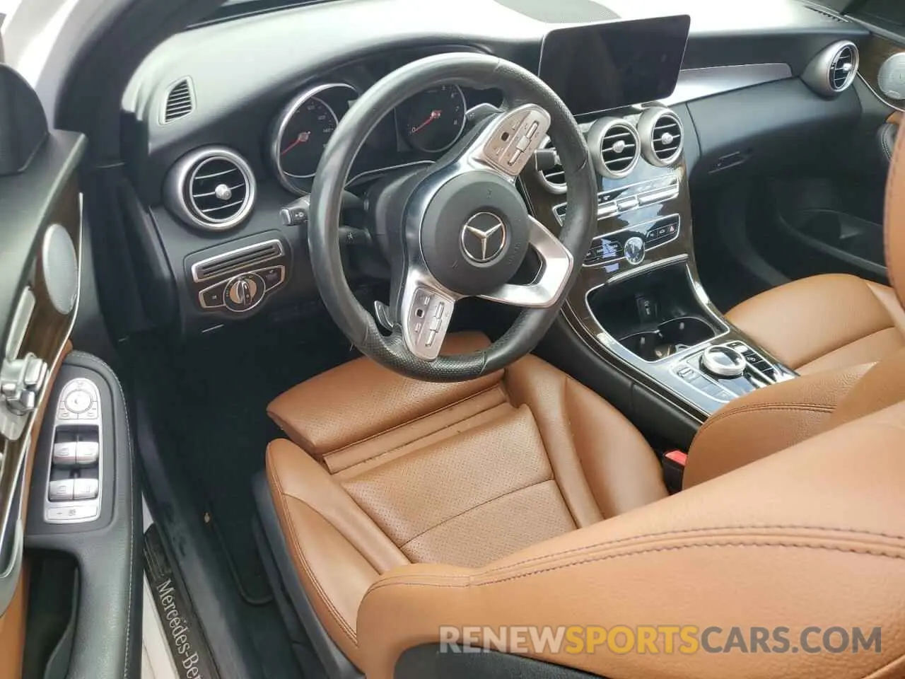 8 Photograph of a damaged car WDDWF8DB7KR483834 MERCEDES-BENZ C-CLASS 2019