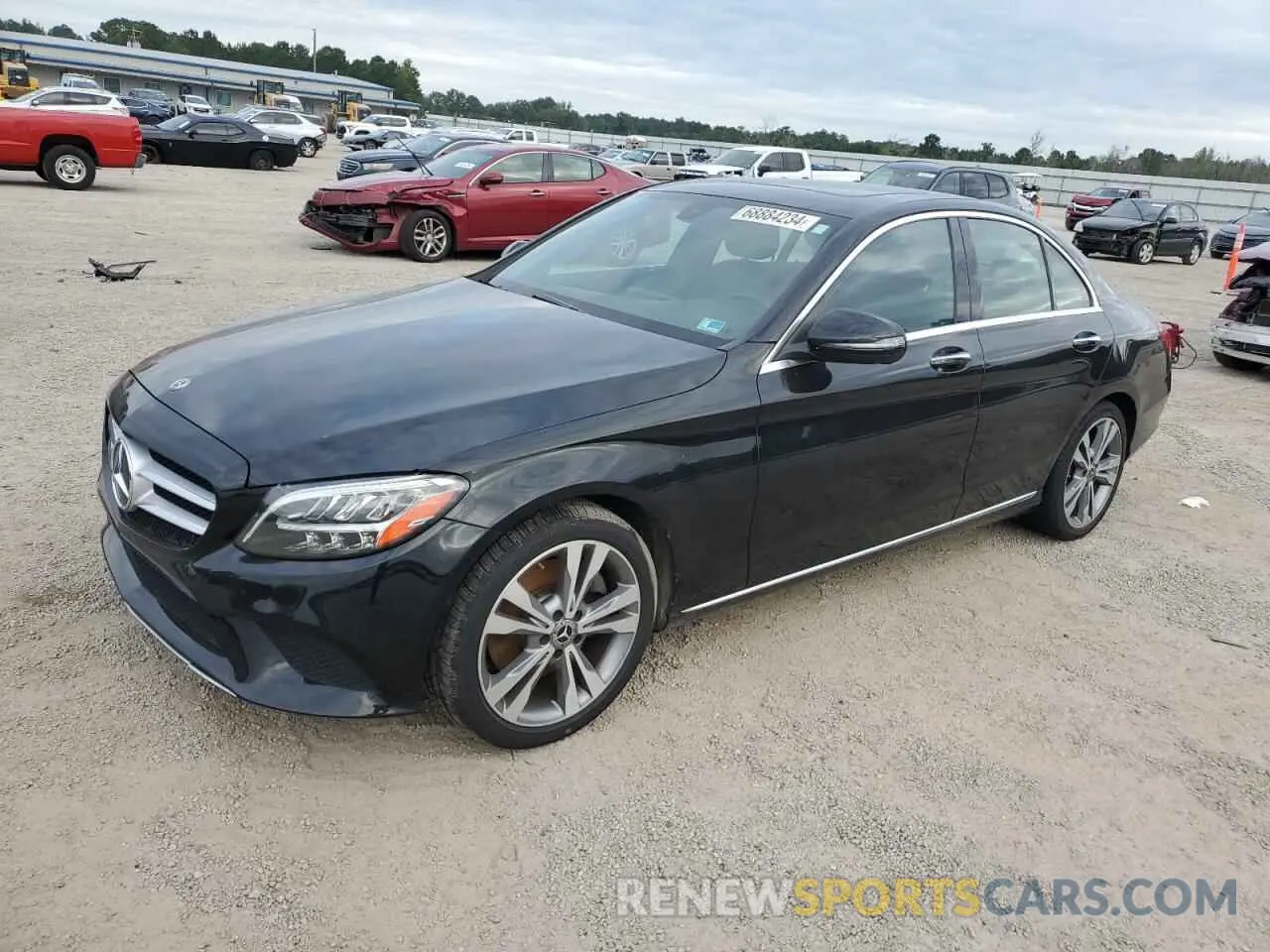 1 Photograph of a damaged car WDDWF8DB8KR461129 MERCEDES-BENZ C-CLASS 2019