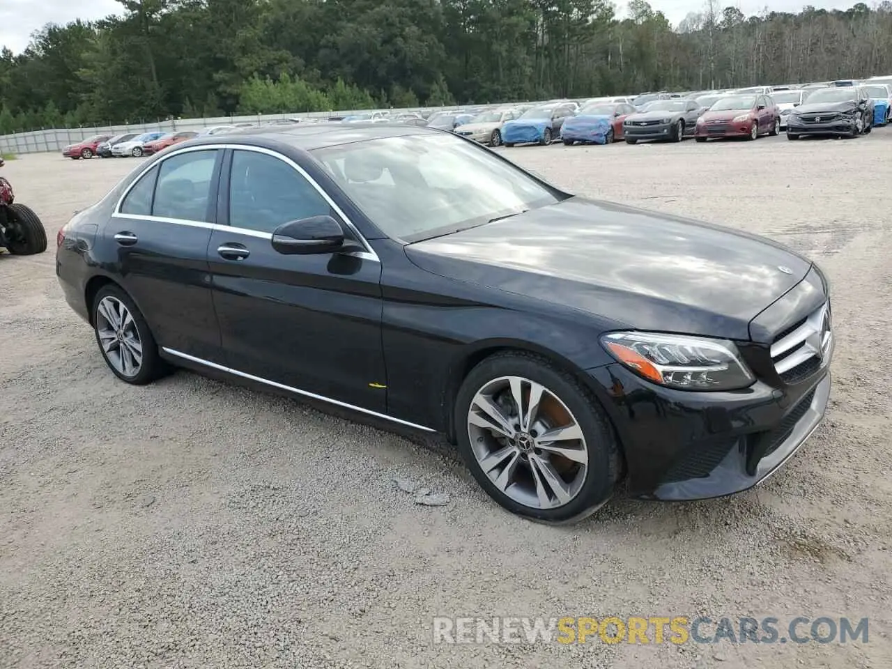 4 Photograph of a damaged car WDDWF8DB8KR461129 MERCEDES-BENZ C-CLASS 2019