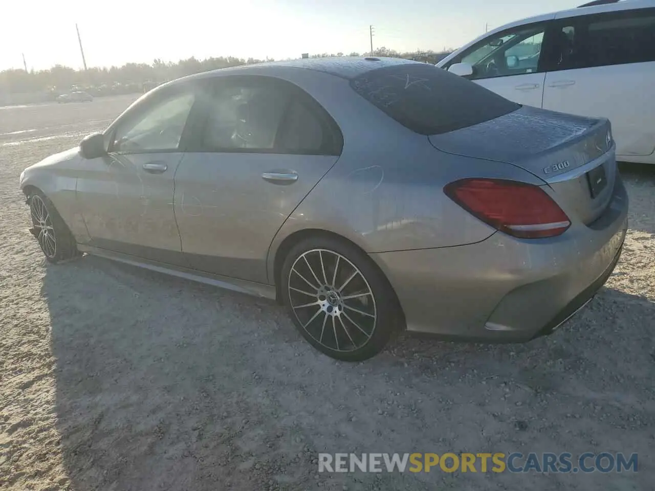 2 Photograph of a damaged car WDDWF8DB8KR482143 MERCEDES-BENZ C-CLASS 2019