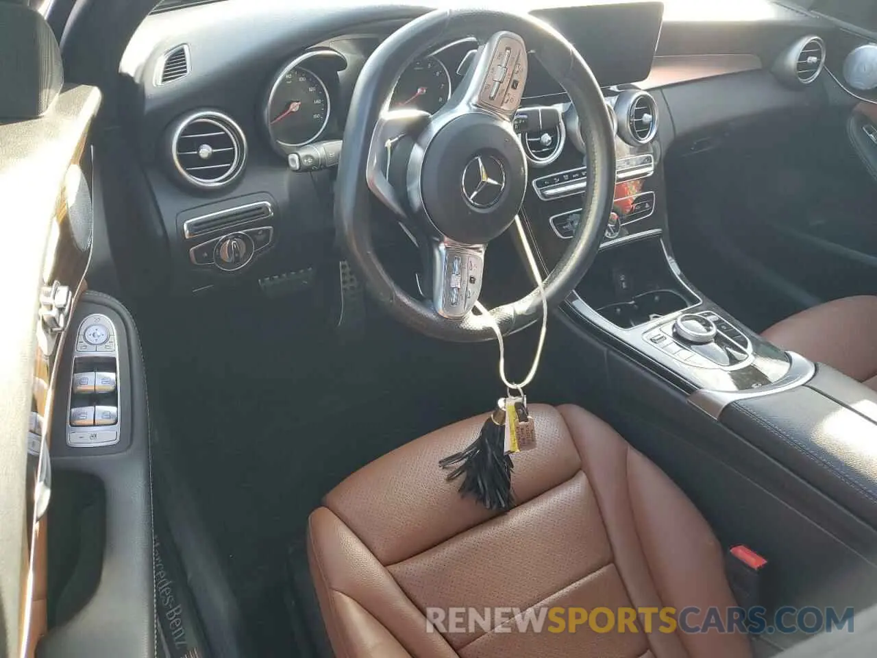 8 Photograph of a damaged car WDDWF8DB8KR482143 MERCEDES-BENZ C-CLASS 2019