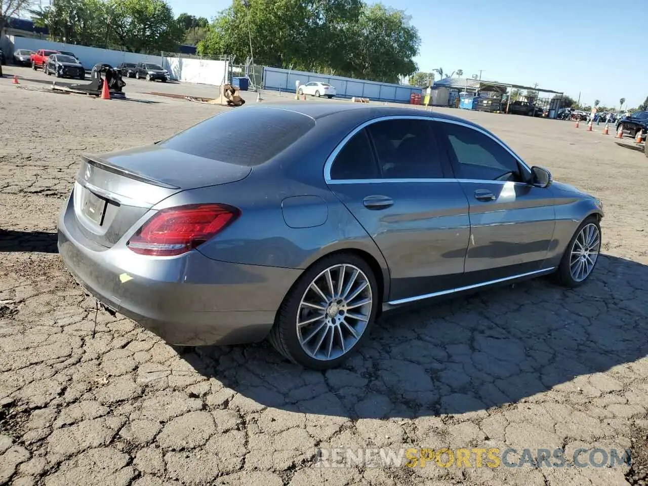3 Photograph of a damaged car WDDWF8DB8KR483762 MERCEDES-BENZ C-CLASS 2019
