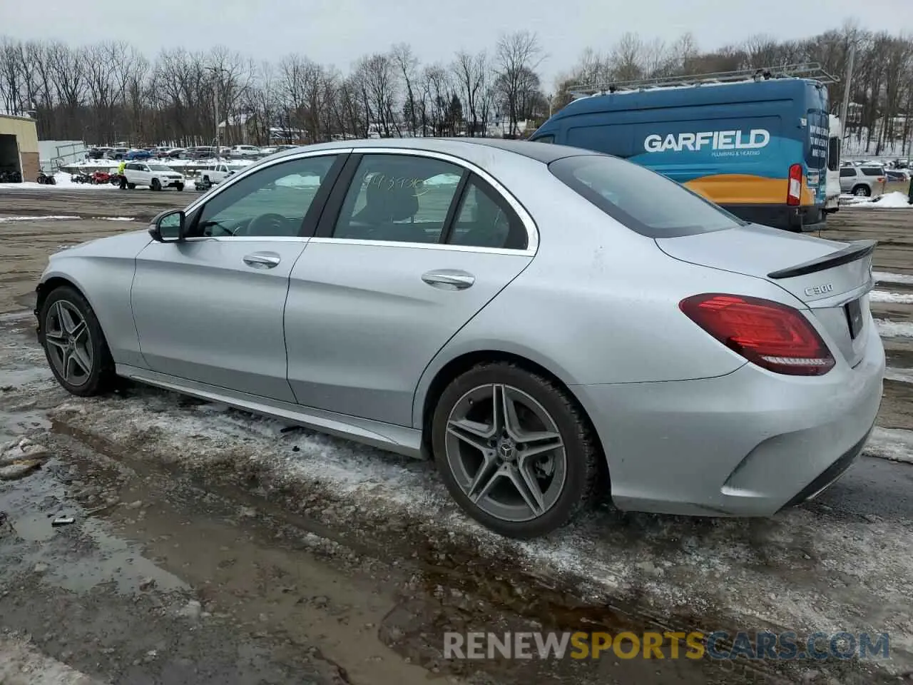 2 Photograph of a damaged car WDDWF8EB6KR516773 MERCEDES-BENZ C-CLASS 2019