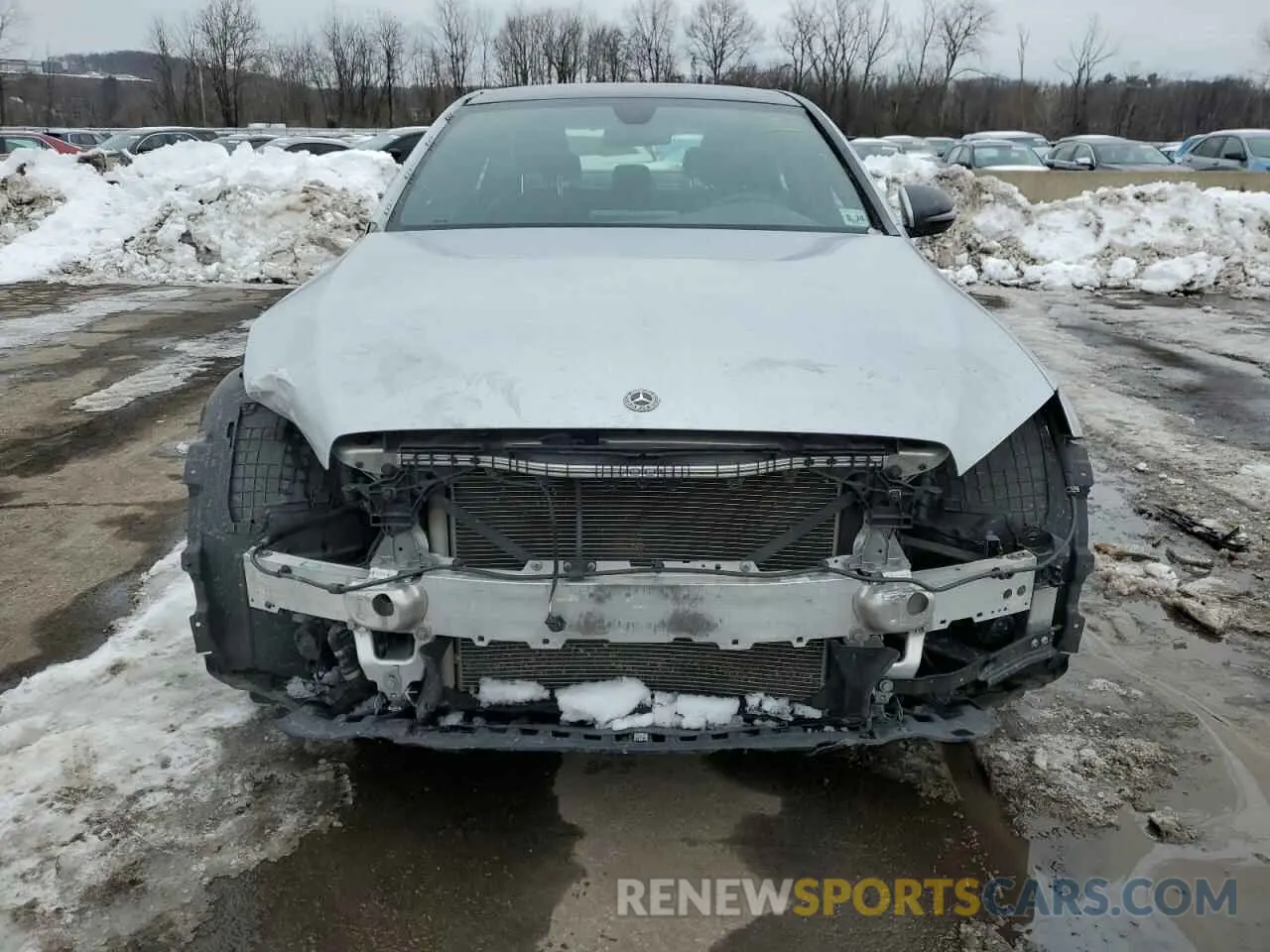 5 Photograph of a damaged car WDDWF8EB6KR516773 MERCEDES-BENZ C-CLASS 2019